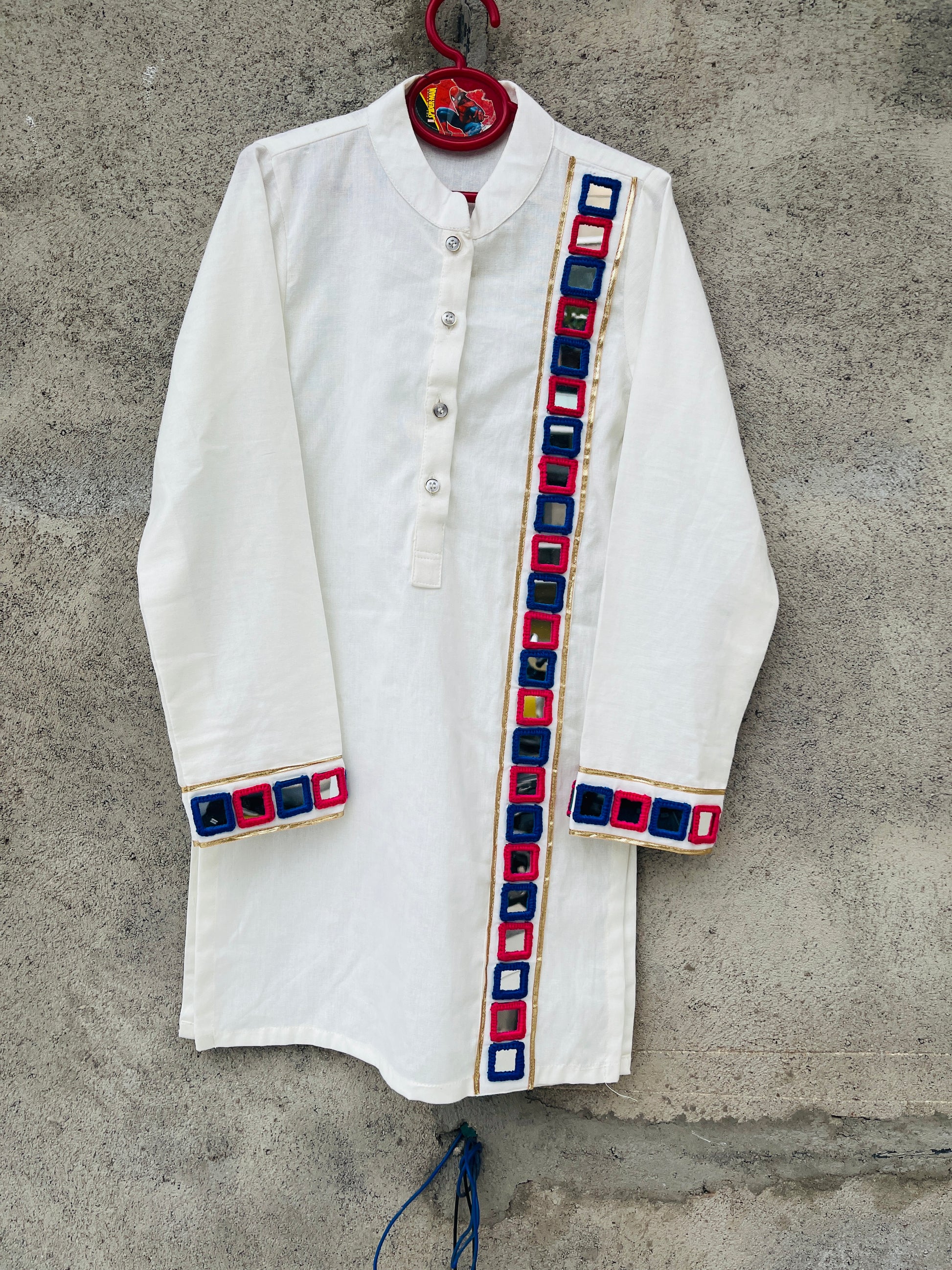 OFF WHITE BANJARA BOYS KURTA - handmadeaholicmishka