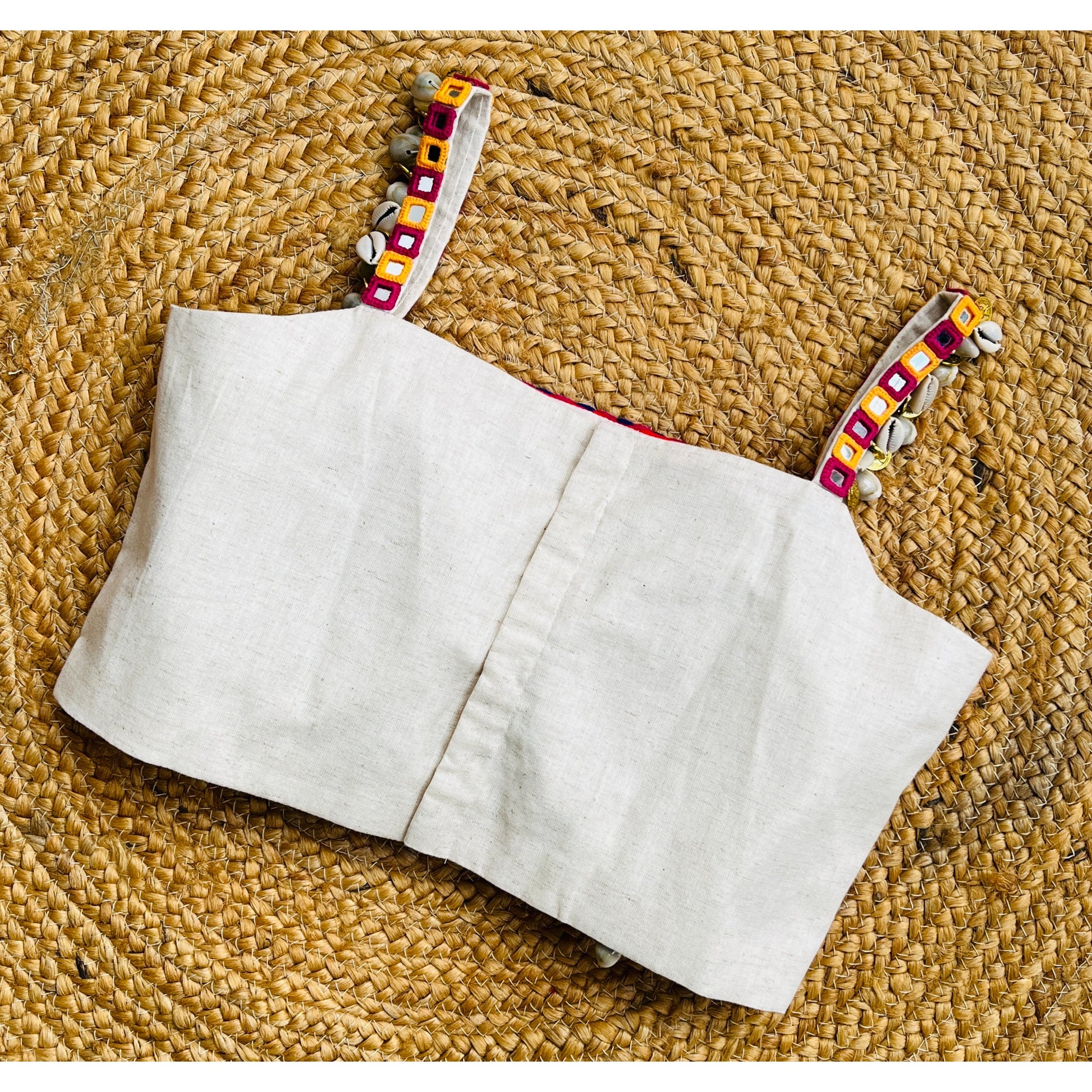 OFF WHITE AFGHANI BLOUSE HANDMADEAHOLIC BY MISHKA