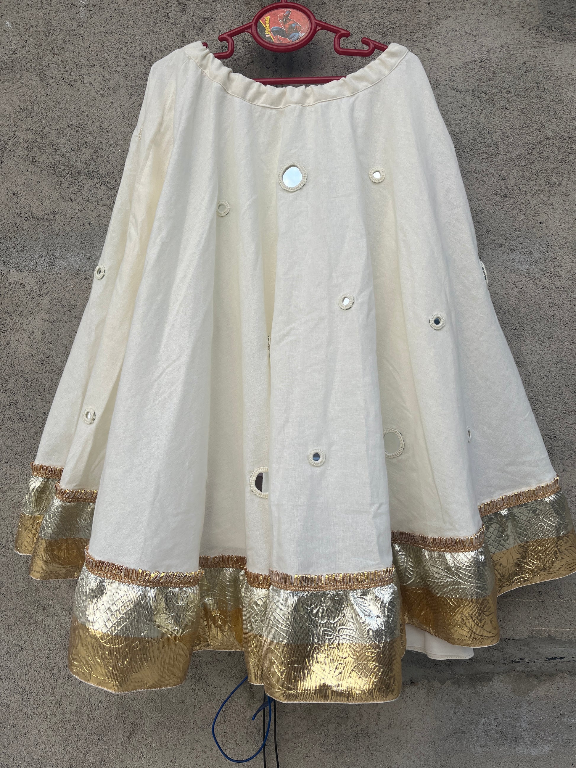 OFF WHITE MIRROR KIDS SKIRT - handmadeaholicmishka