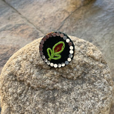 GREEN THREAD RING HANDMADEAHOLIC BY MISHKA
