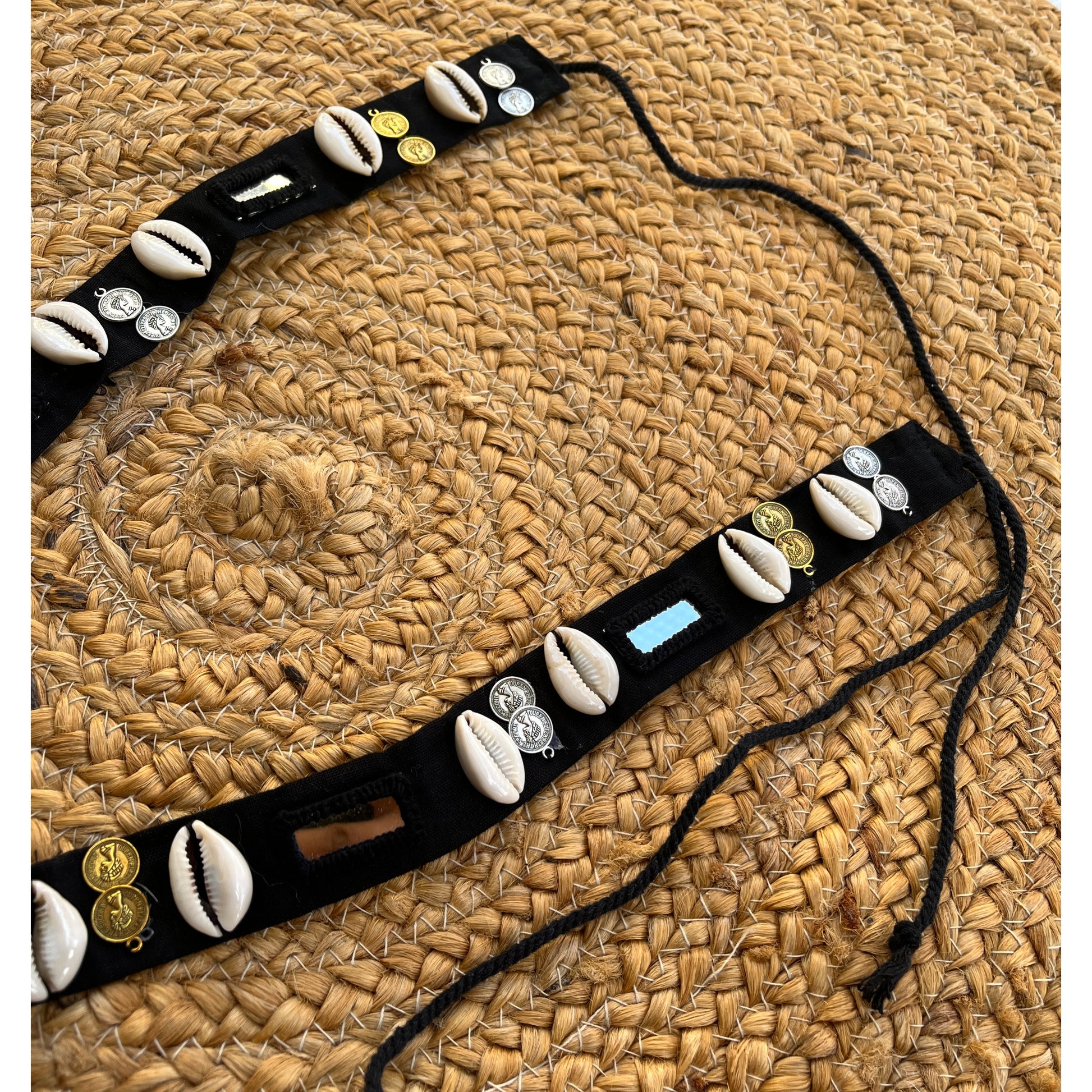 COWRIE GINNI BLACK BELT HANDMADEAHOLIC BY MISHKA