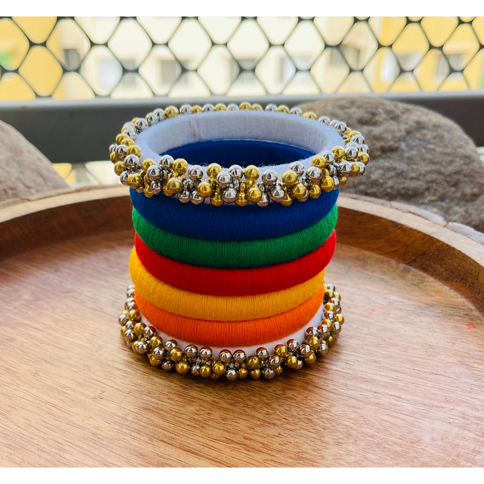 RAINBOW BANGLE HANDMADEAHOLIC BY MISHKA