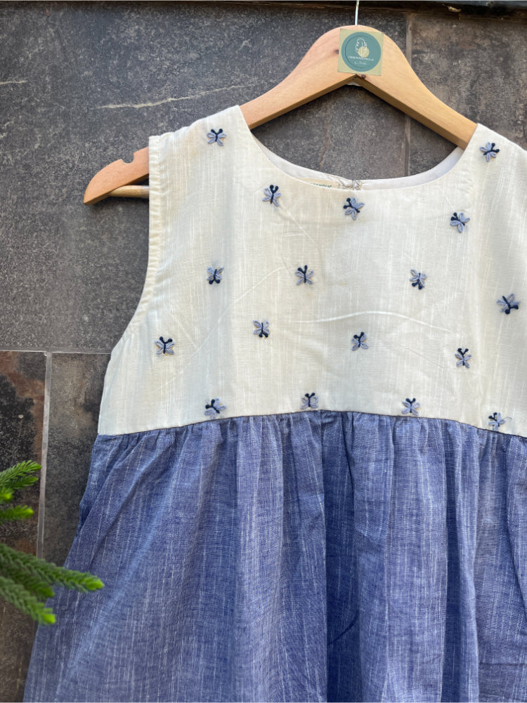 BLUE AND WHITE STRIPE KURTIES HANDMADEAHOLIC BY MISHKA