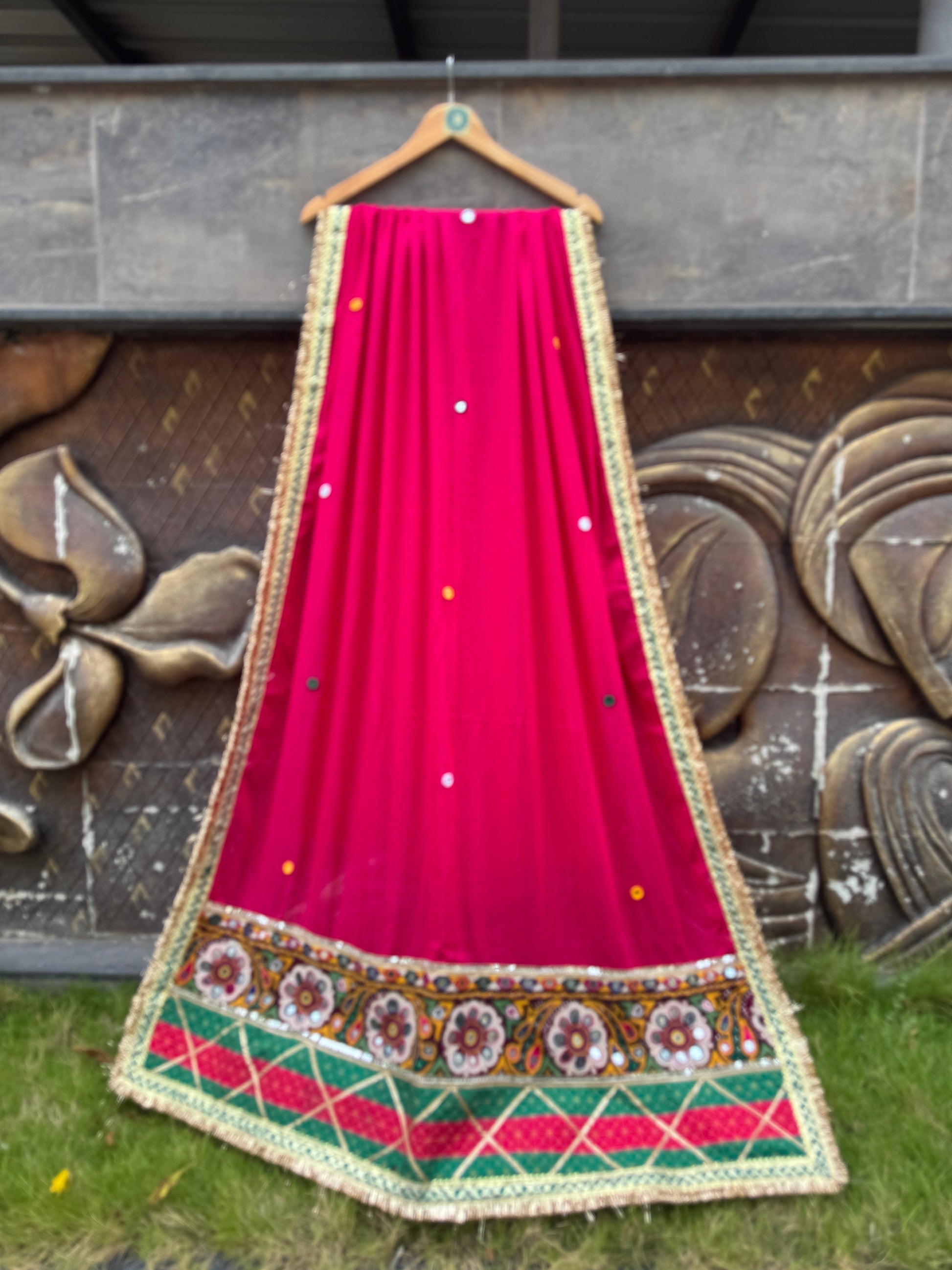 Rani Pink Varajana Dupatta HANDMADEAHOLIC BY MISHKA