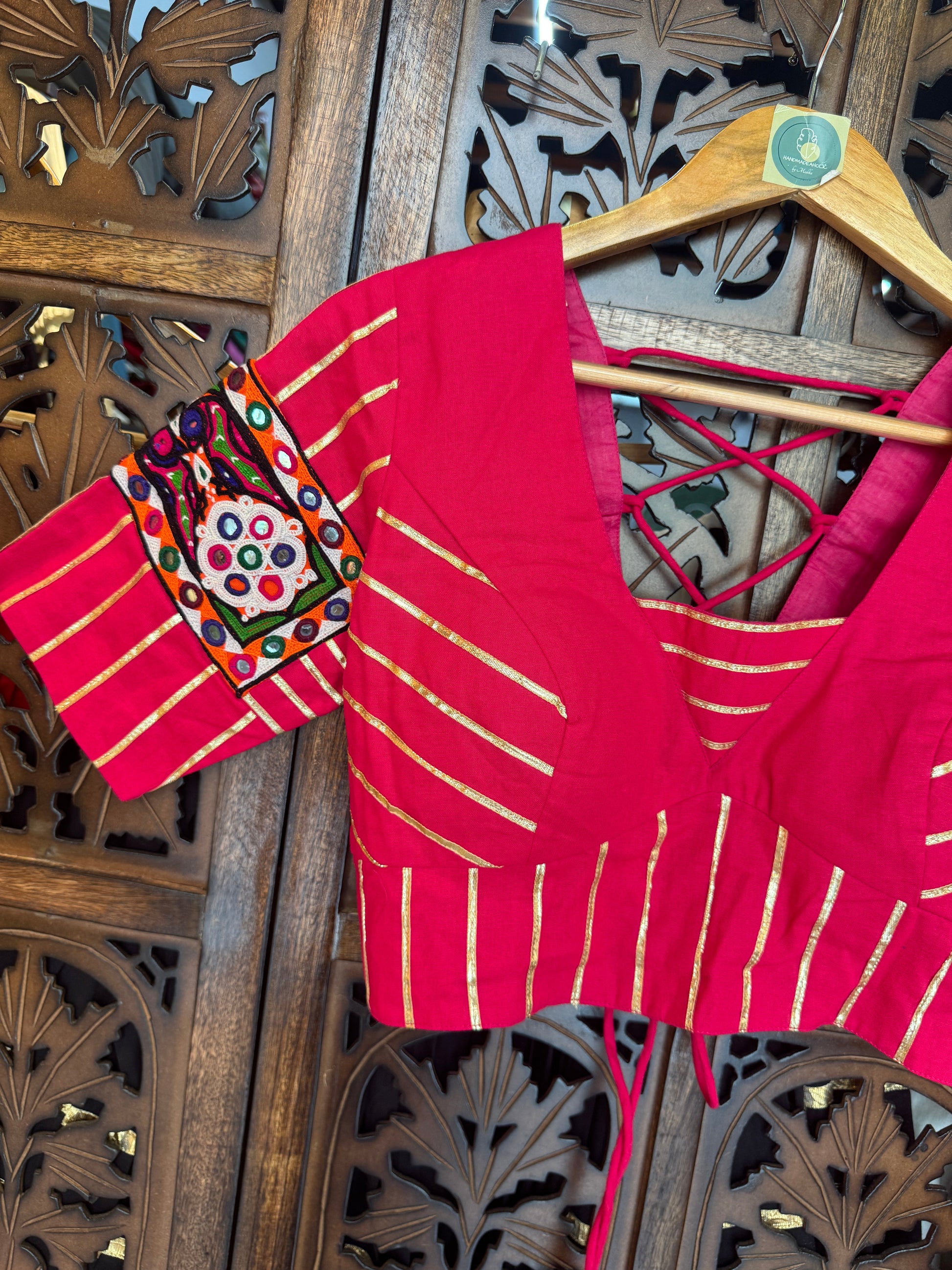 PINK BANJARA BLOUSE HANDMADEAHOLIC BY MISHKA
