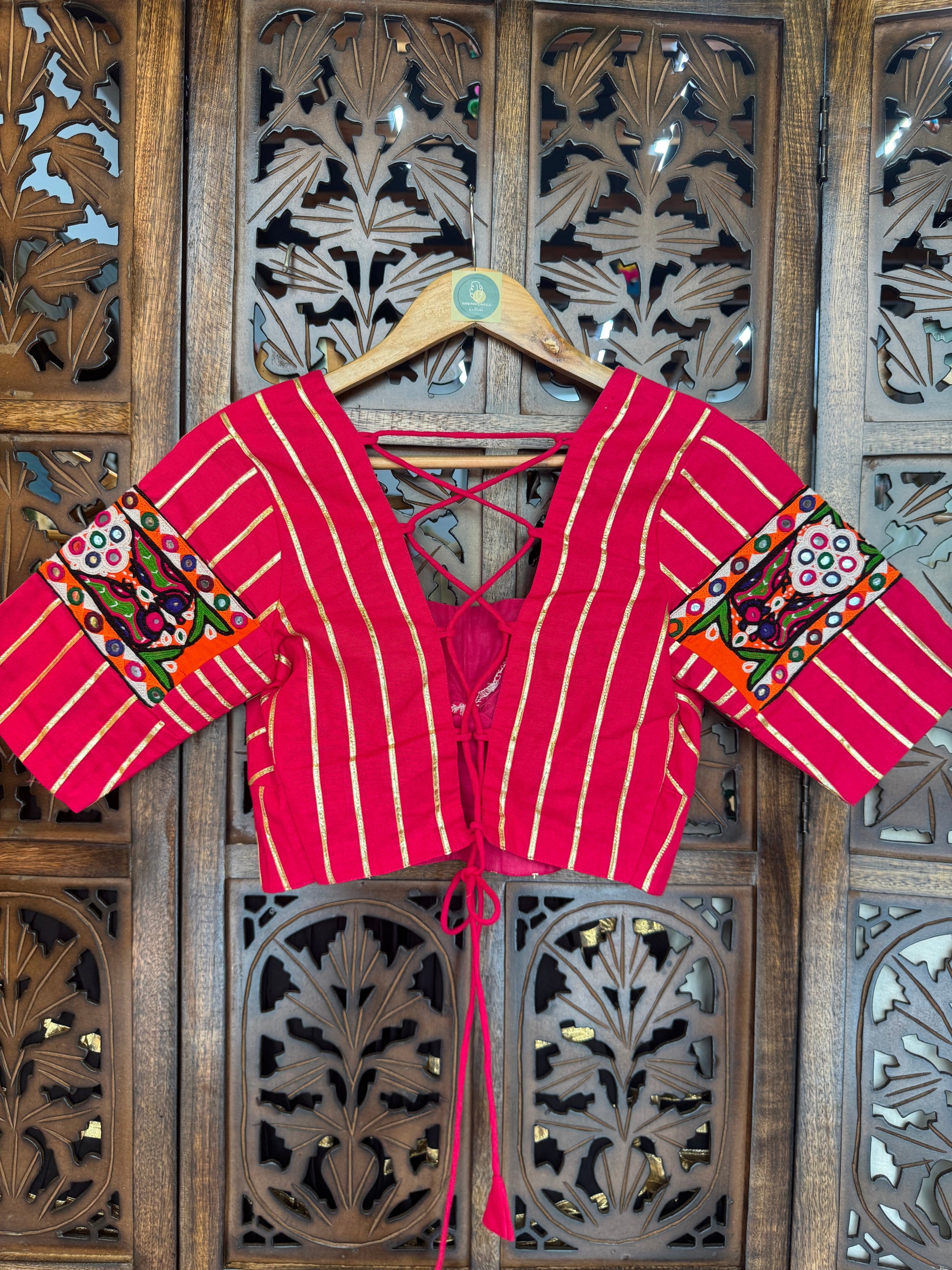 PINK BANJARA BLOUSE HANDMADEAHOLIC BY MISHKA