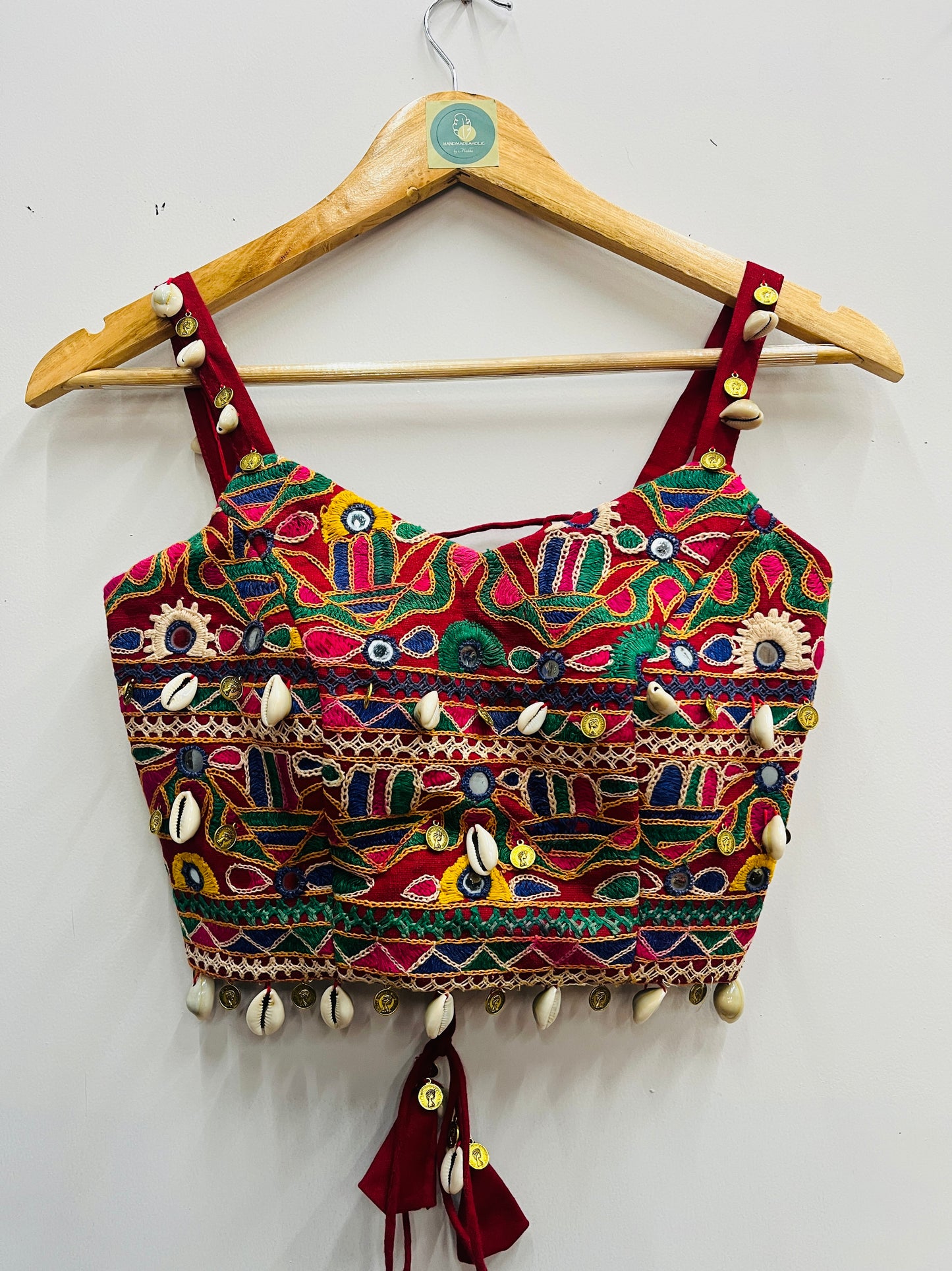 MULTI SPAGHETTI KUTCHI BLOUSE HANDMADEAHOLIC BY MISHKA