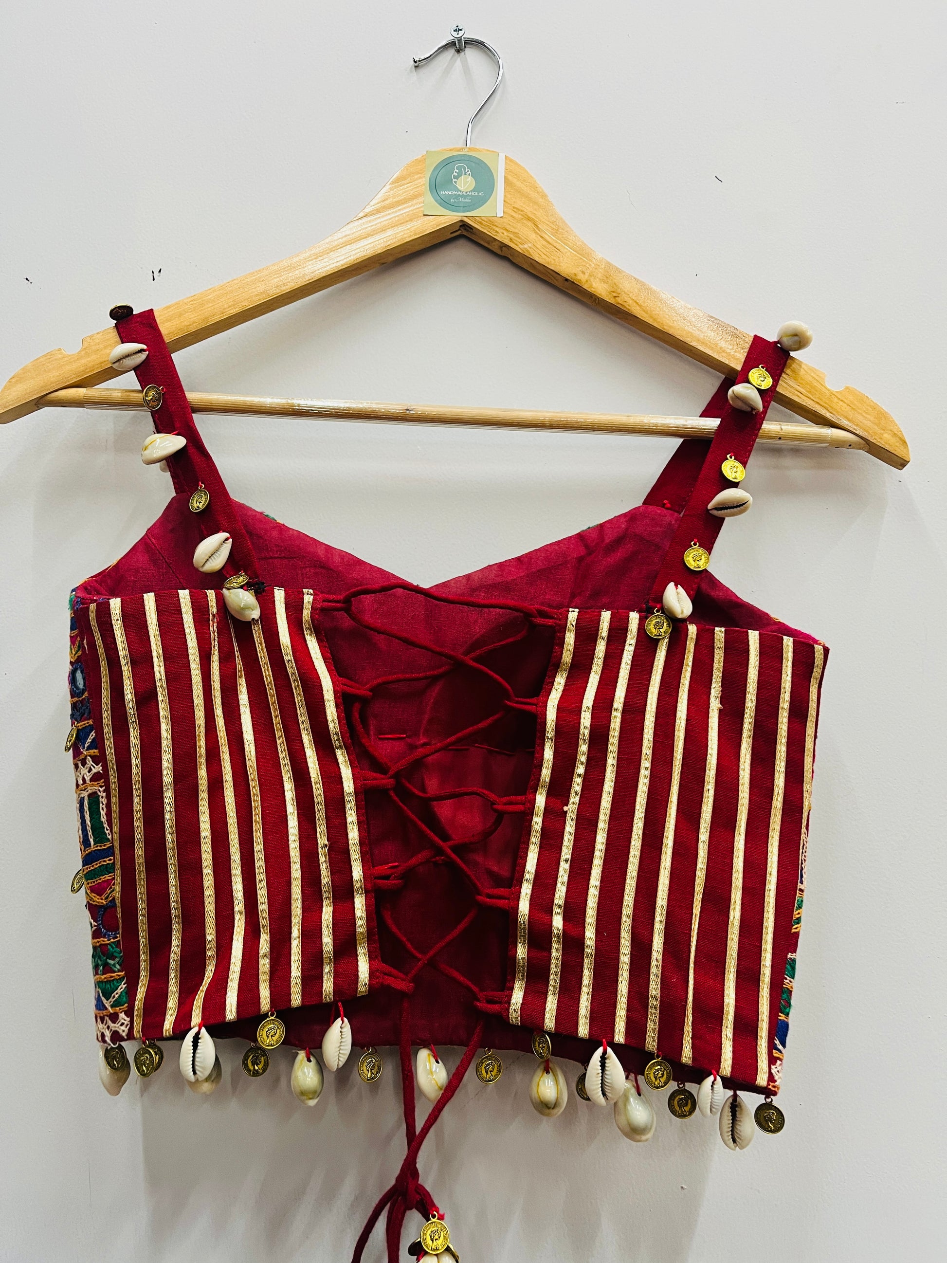 MULTI SPAGHETTI KUTCHI BLOUSE HANDMADEAHOLIC BY MISHKA