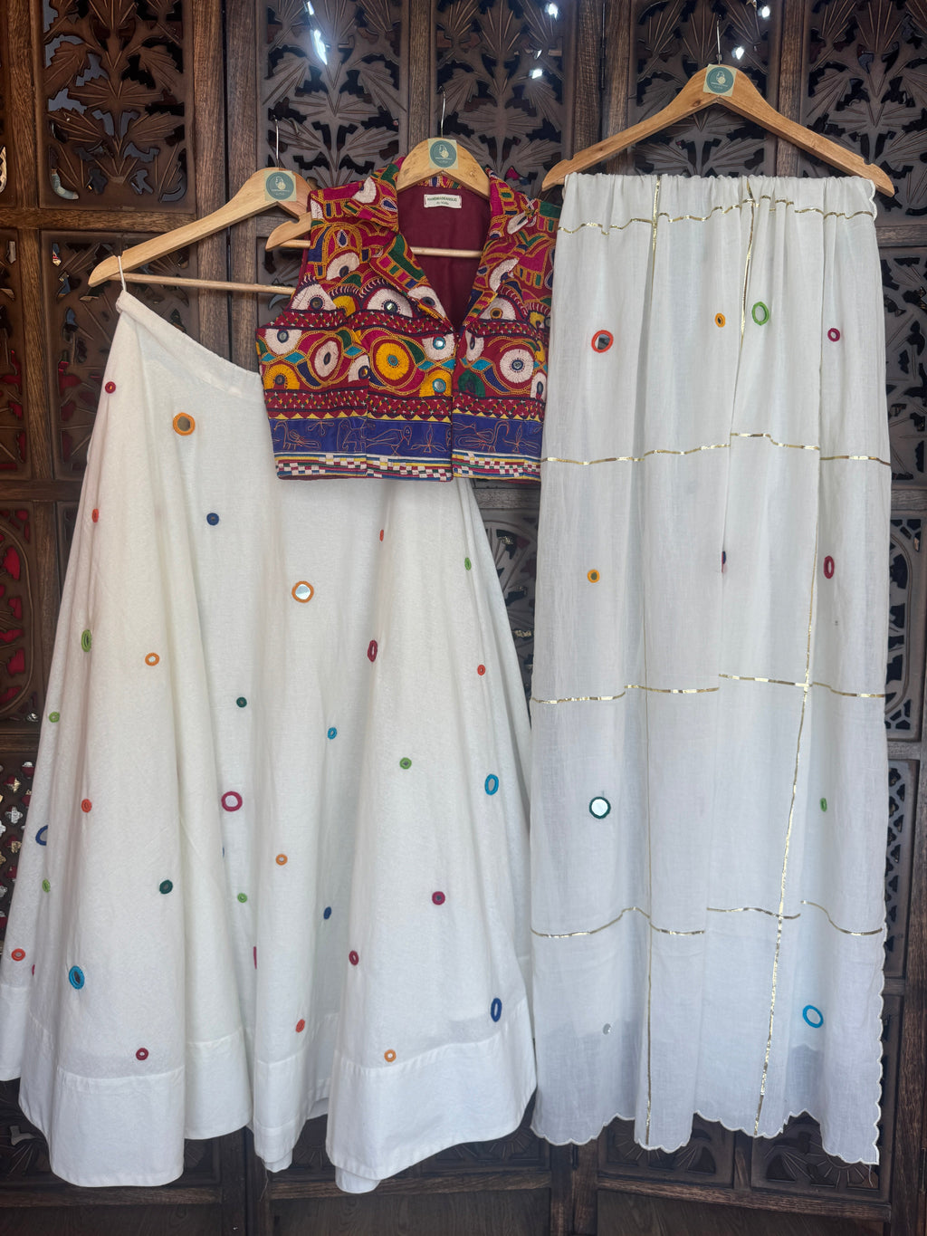 GAMTHI CHANIYA CHOLI RAAS'25 HANDMADEAHOLIC BY MISHKA