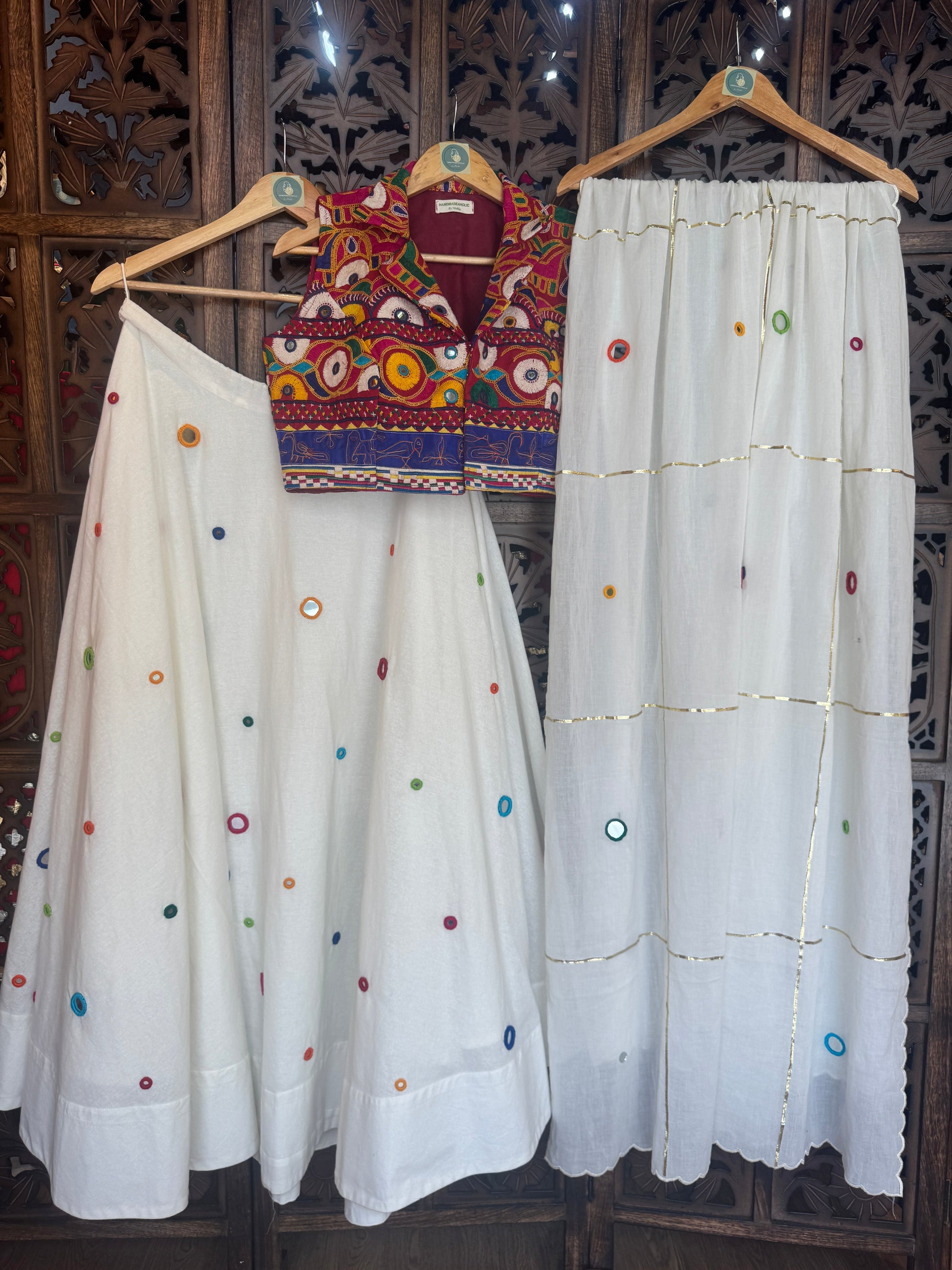 GAMTHI CHANIYA CHOLI RAAS'25 HANDMADEAHOLIC BY MISHKA