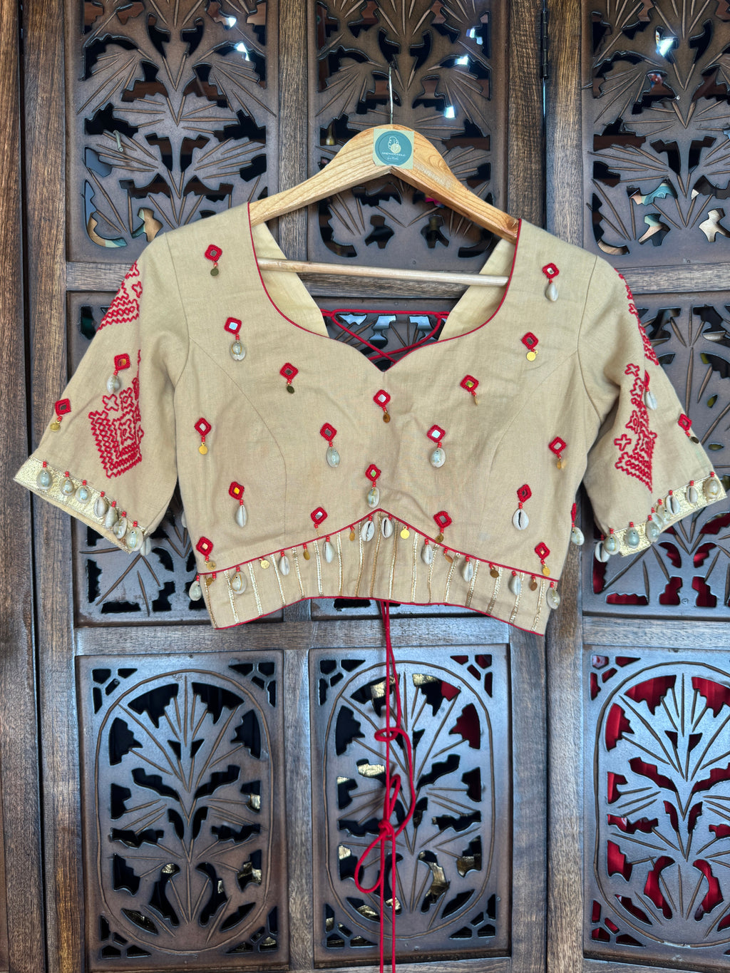 SKIN BAVADIYA BLOUSE HANDMADEAHOLIC BY MISHKA
