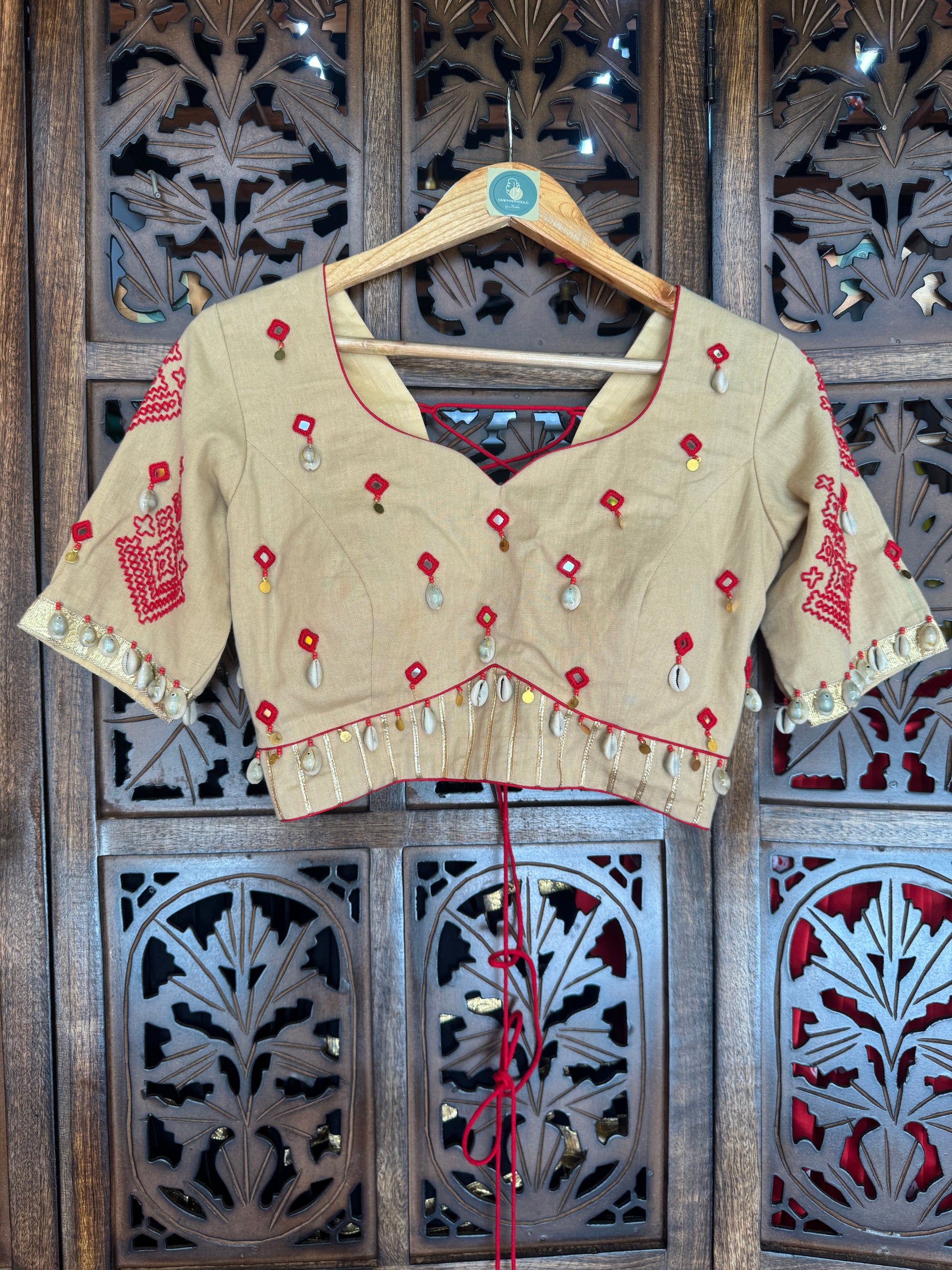 SKIN BAVADIYA BLOUSE HANDMADEAHOLIC BY MISHKA