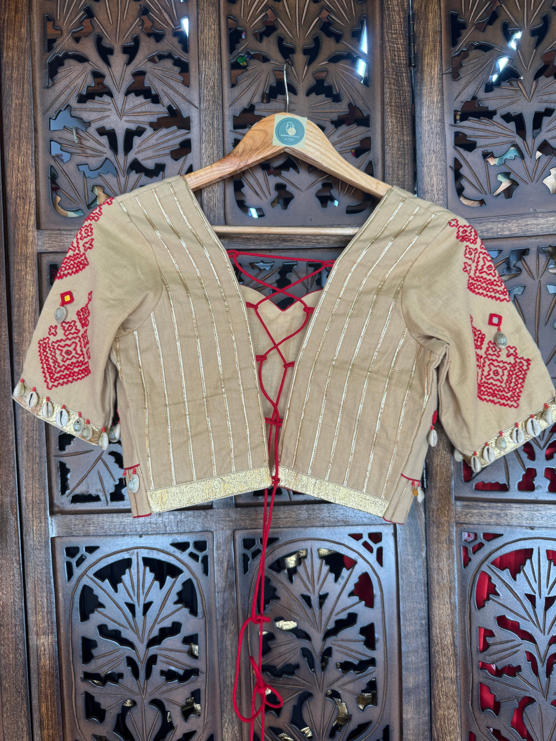 SKIN BAVADIYA BLOUSE HANDMADEAHOLIC BY MISHKA