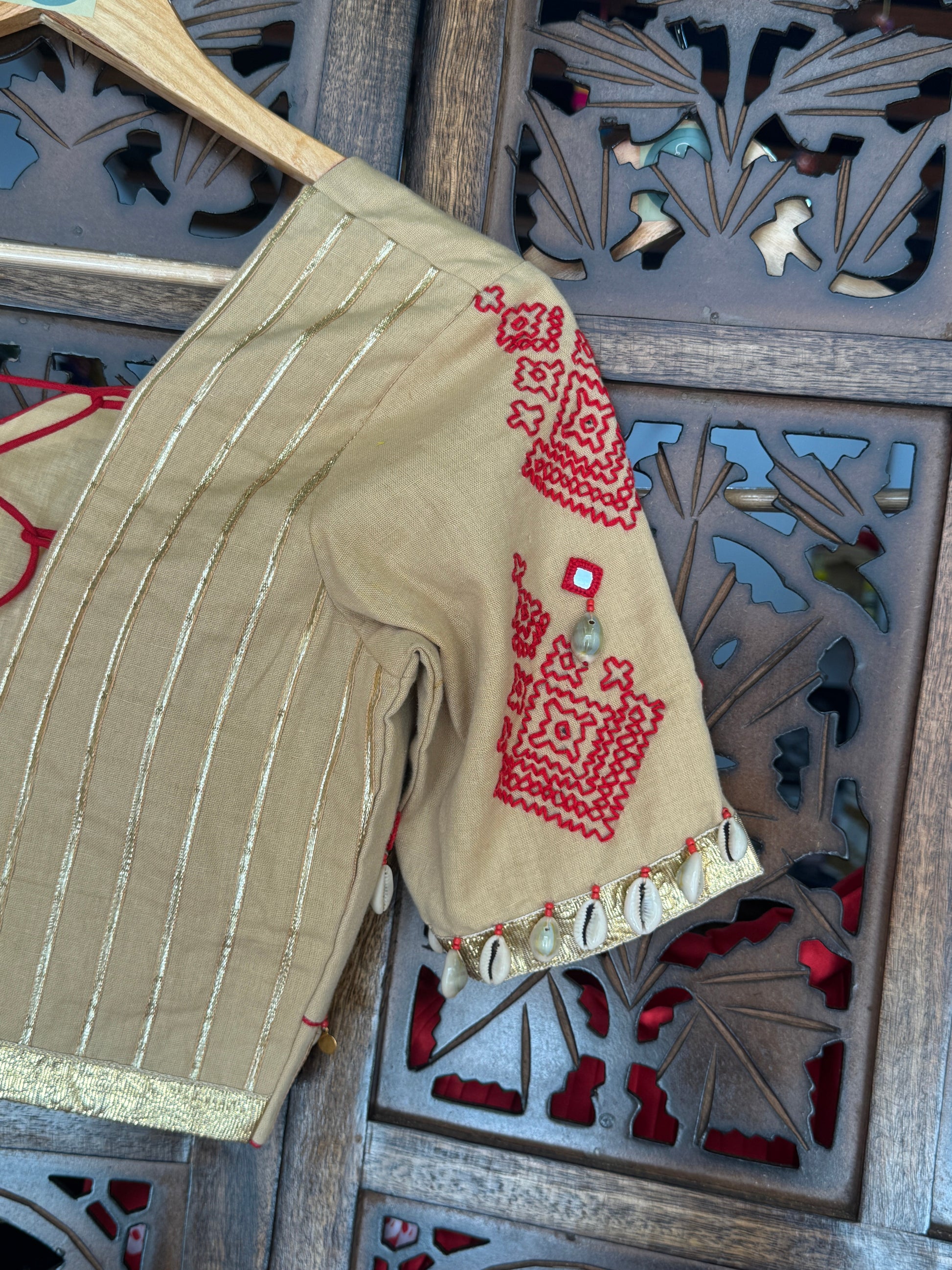 SKIN BAVADIYA BLOUSE HANDMADEAHOLIC BY MISHKA