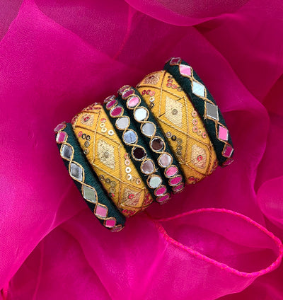 HEER BANGLE SET HANDMADEAHOLIC BY MISHKA