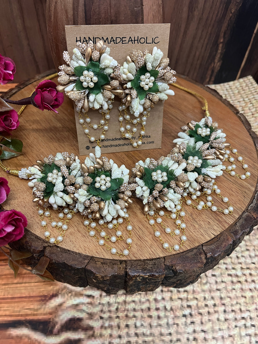 SUHAANI FLOWER JEWELLARY HANDMADEAHOLIC BY MISHKA