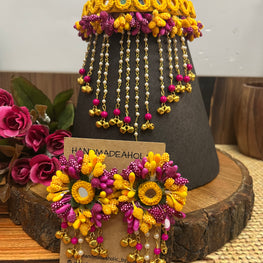 GULMOHAR FLOWER JEWELLARY HANDMADEAHOLIC BY MISHKA