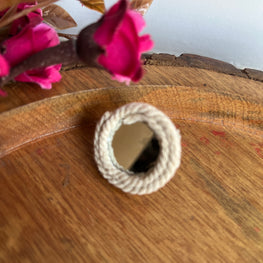 OFF WHITE JUTE RING HANDMADEAHOLIC BY MISHKA