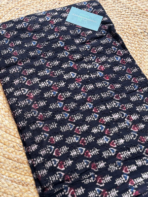 HAKOBA HANDBLOCK AJRAKH COTTON FABRIC
