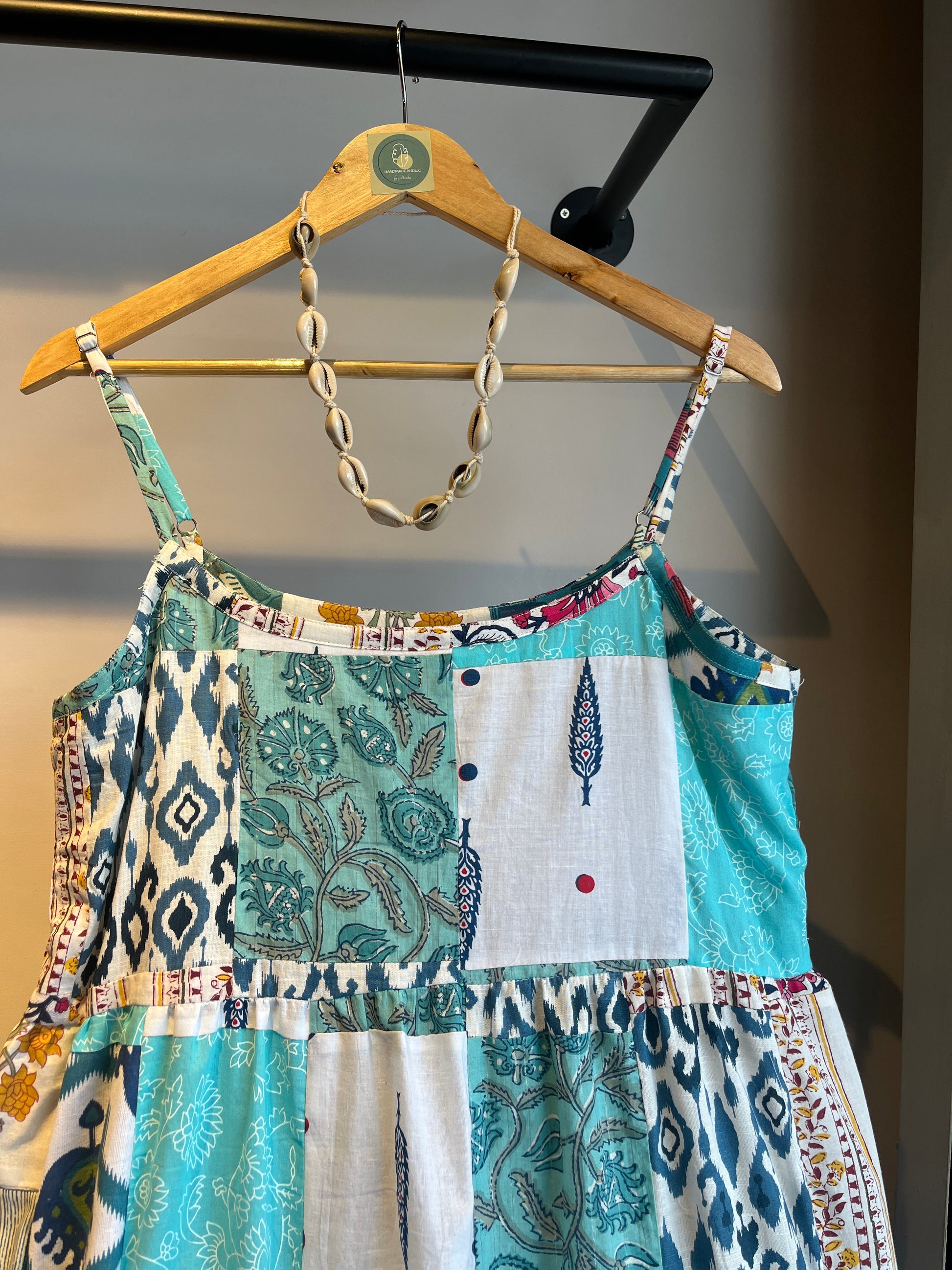 PATCH BLUE DRESS HANDMADEAHOLIC BY MISHKA