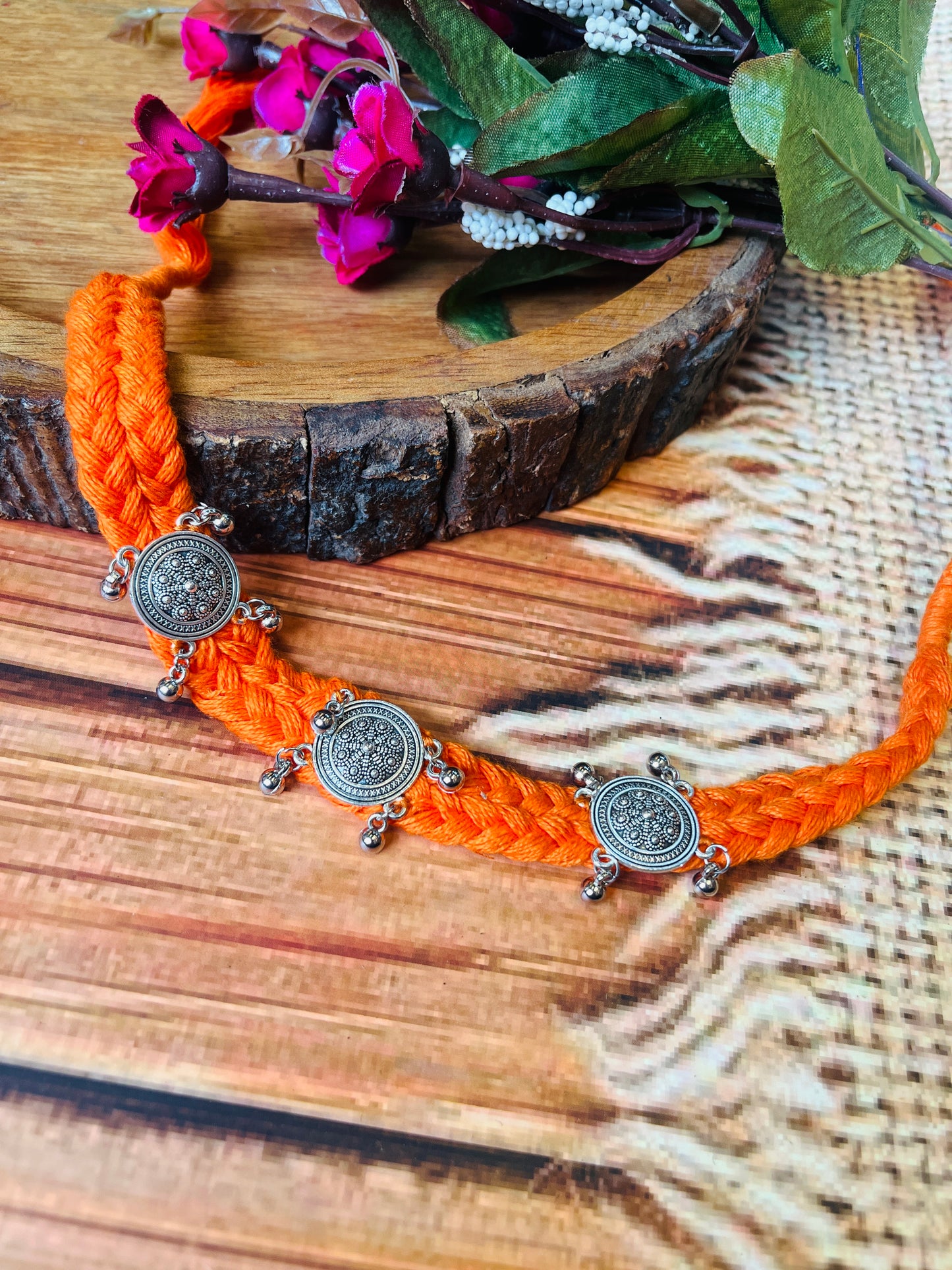 ORANGE CHOTLA CHOKAR HANDMADEAHOLIC BY MISHKA