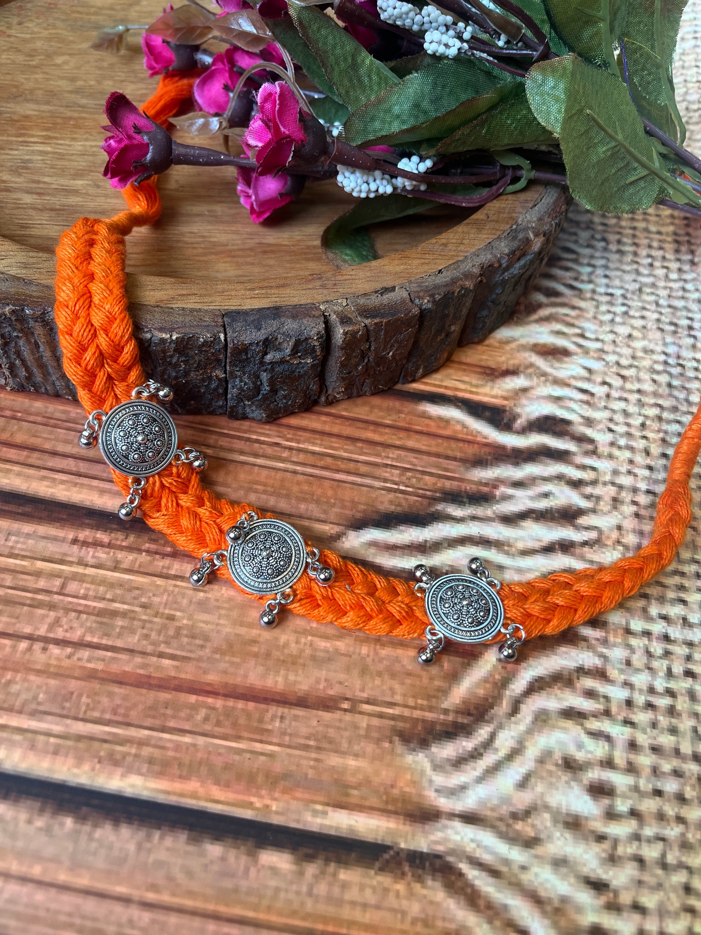 ORANGE CHOTLA CHOKAR HANDMADEAHOLIC BY MISHKA