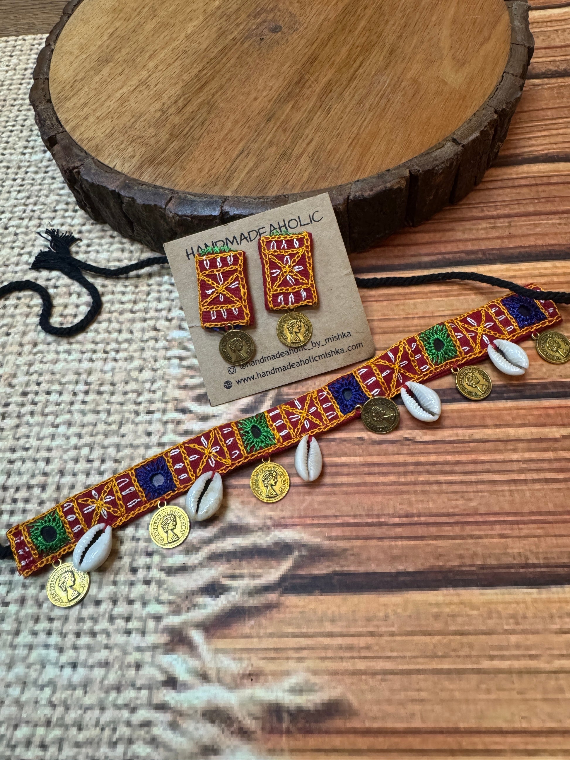 RED HATHBHARAT NECKLACE