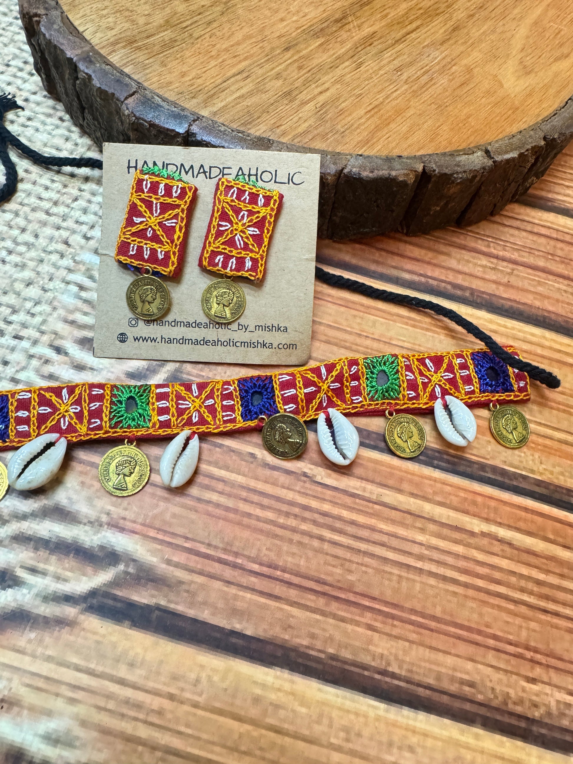 RED HATHBHARAT NECKLACE