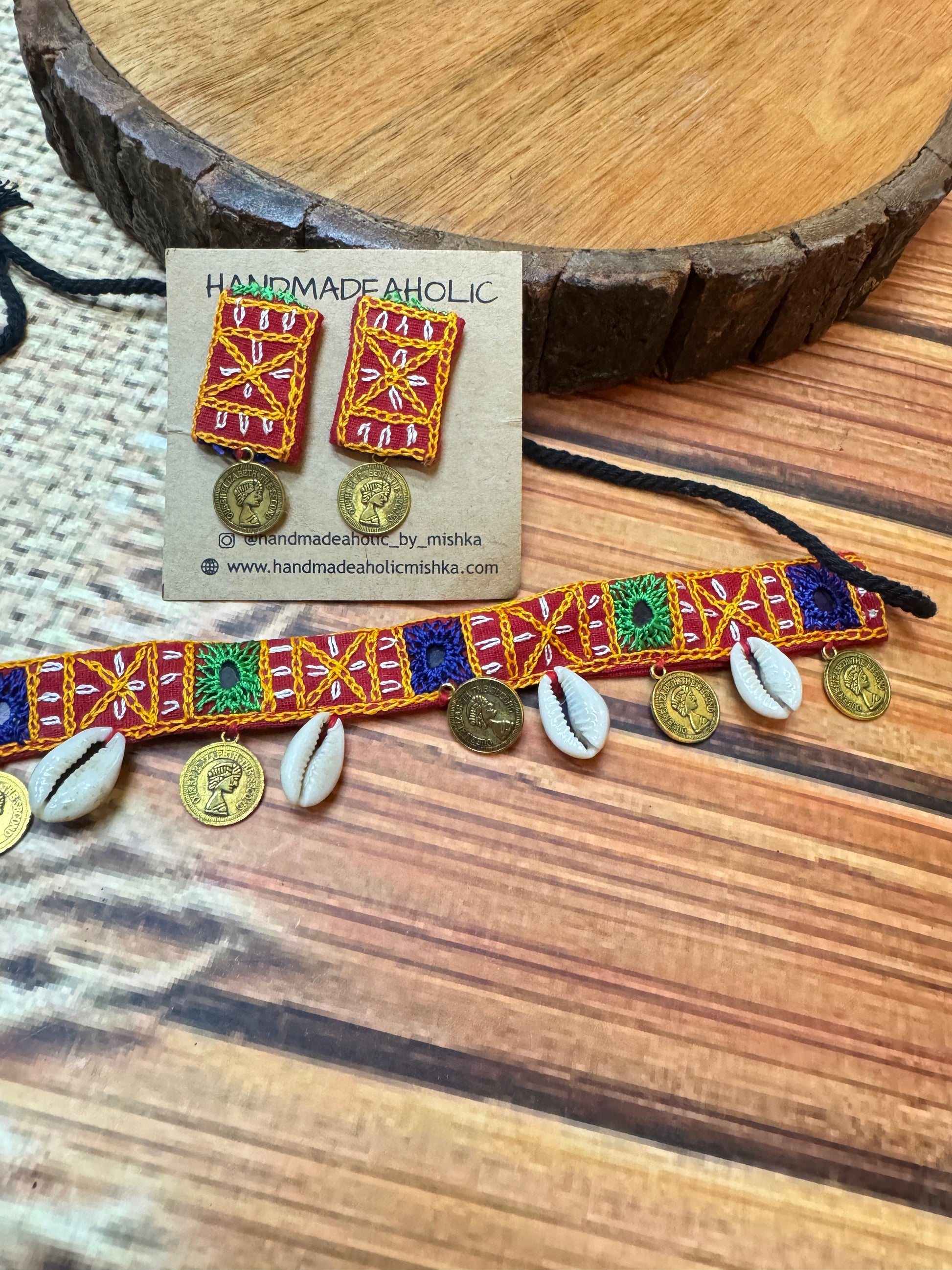 RED HATHBHARAT NECKLACE