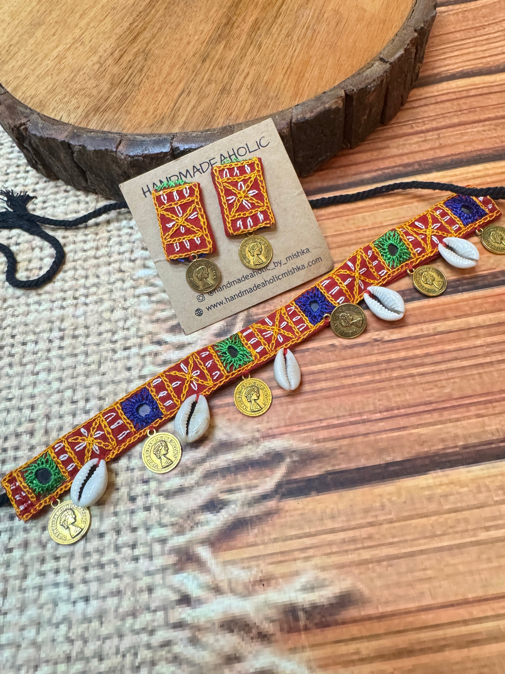 RED HATHBHARAT NECKLACE
