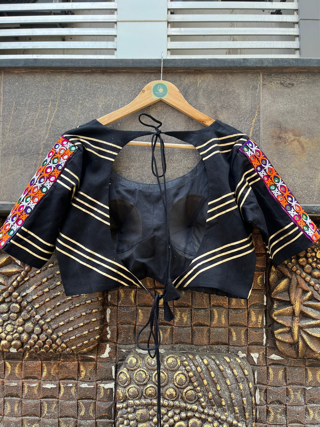 BLACK BANJARA BLOUSE HANDMADEAHOLIC BY MISHKA