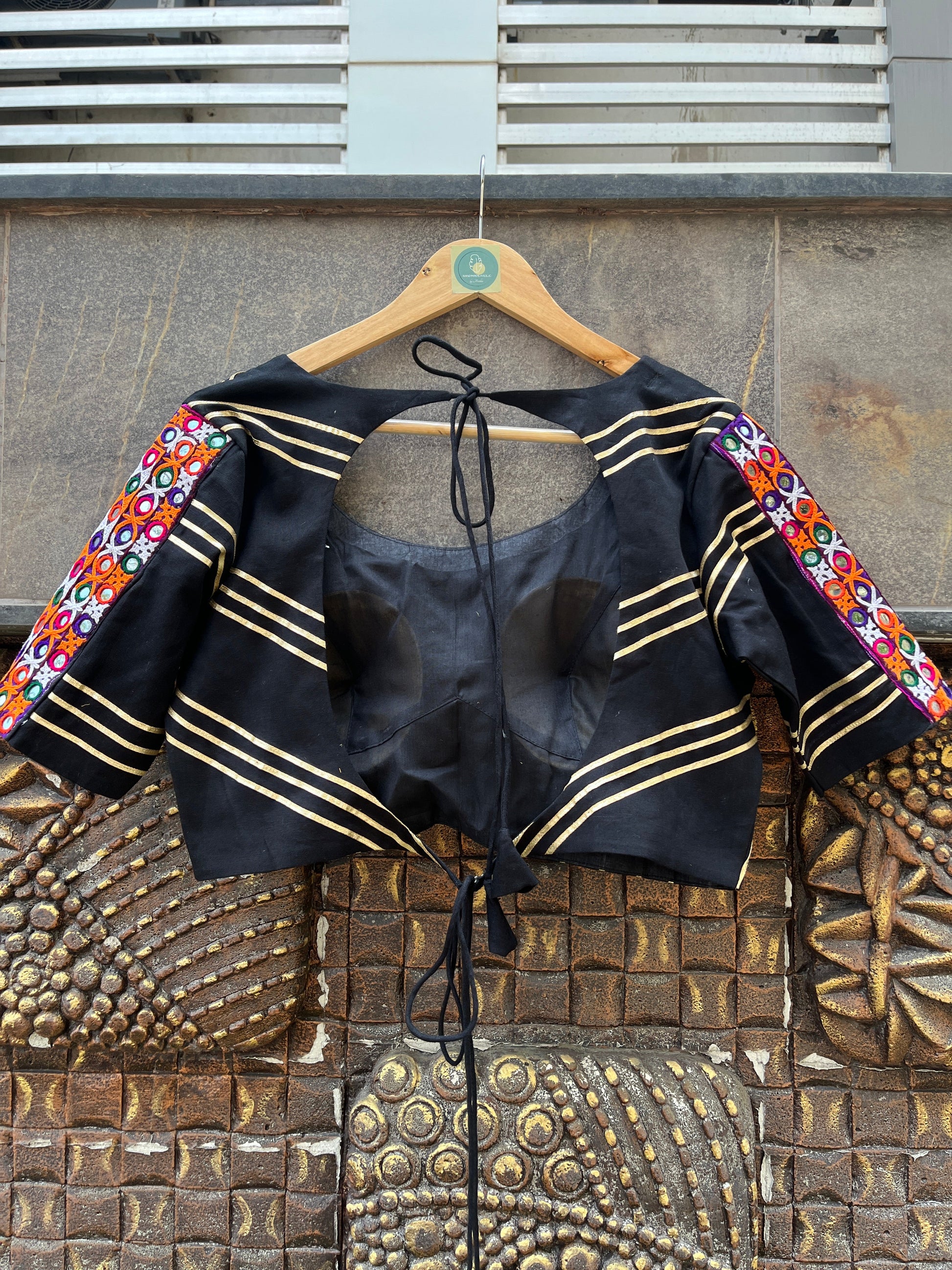 BLACK BANJARA BLOUSE HANDMADEAHOLIC BY MISHKA