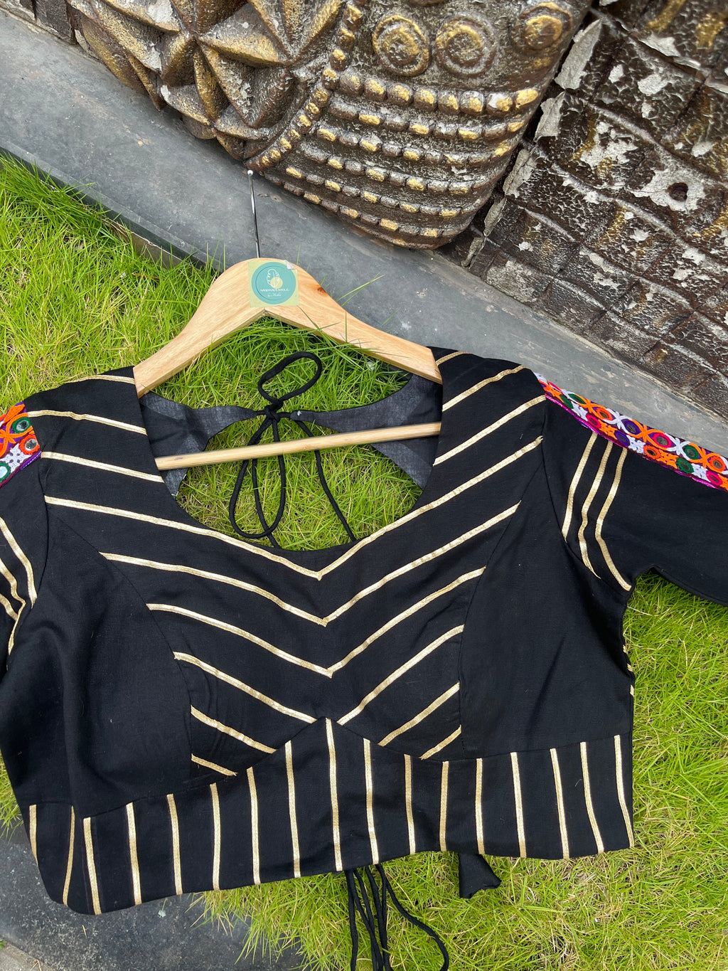 BLACK BANJARA BLOUSE HANDMADEAHOLIC BY MISHKA