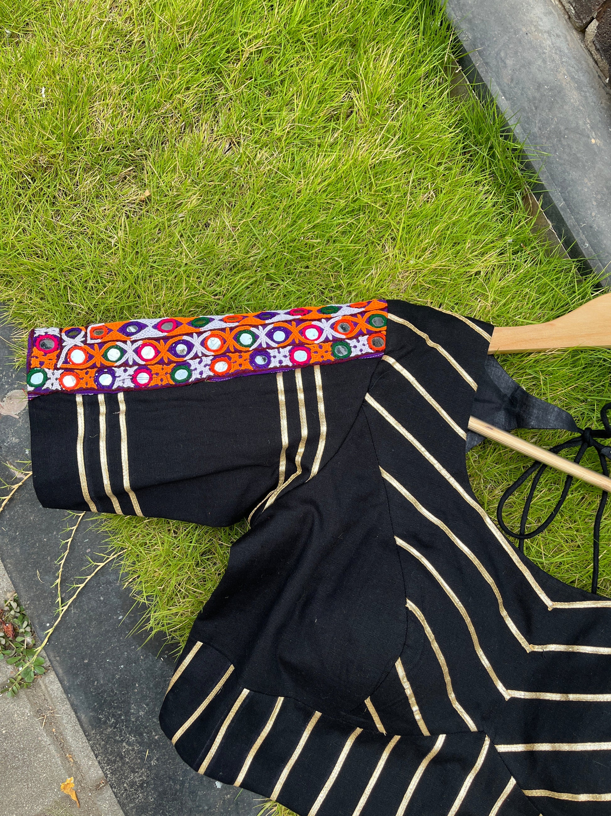 BLACK BANJARA BLOUSE HANDMADEAHOLIC BY MISHKA