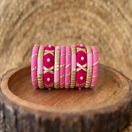 GULABO BANGLE SET HANDMADEAHOLIC BY MISHKA