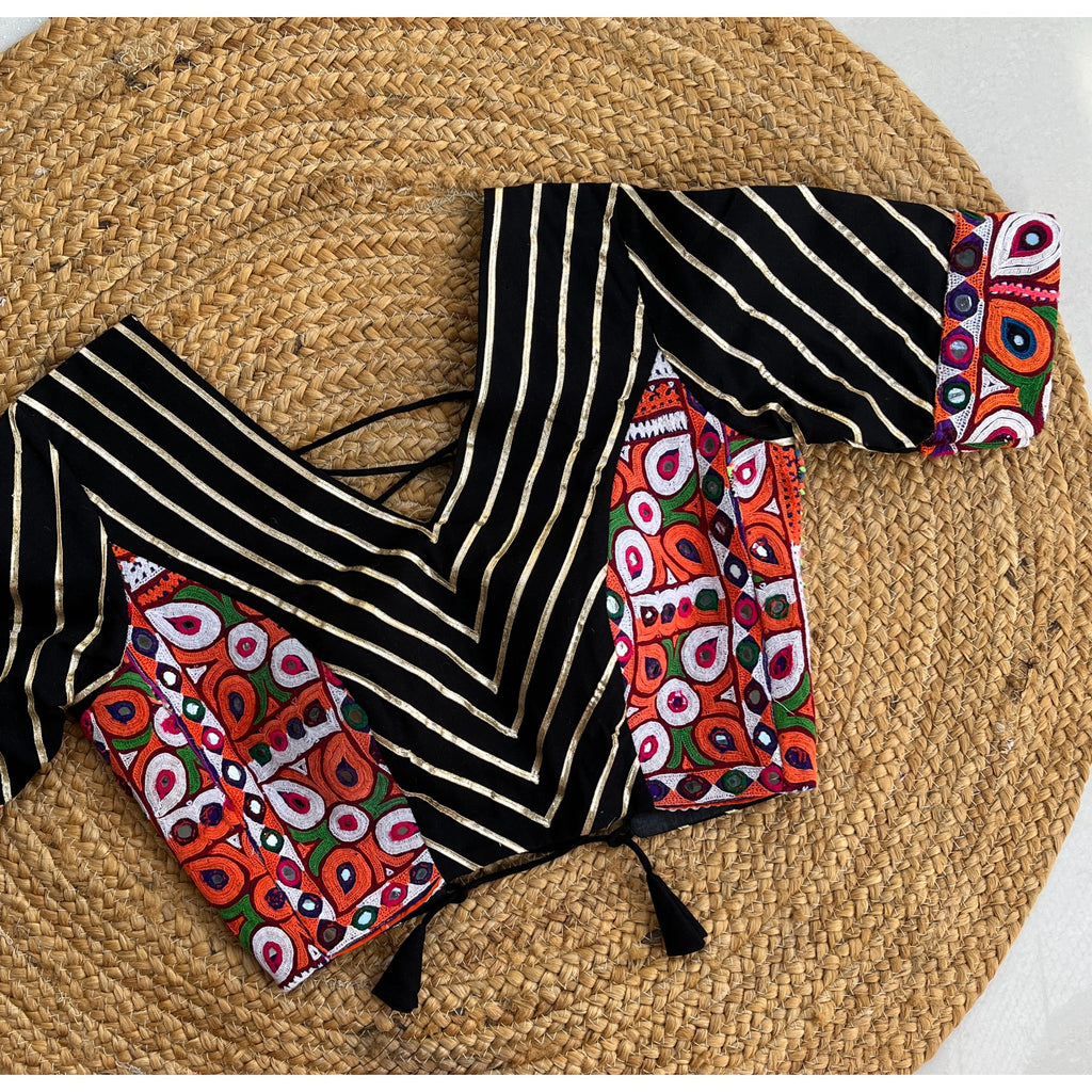 BLACK BANJARA BLOUSE HANDMADEAHOLIC BY MISHKA