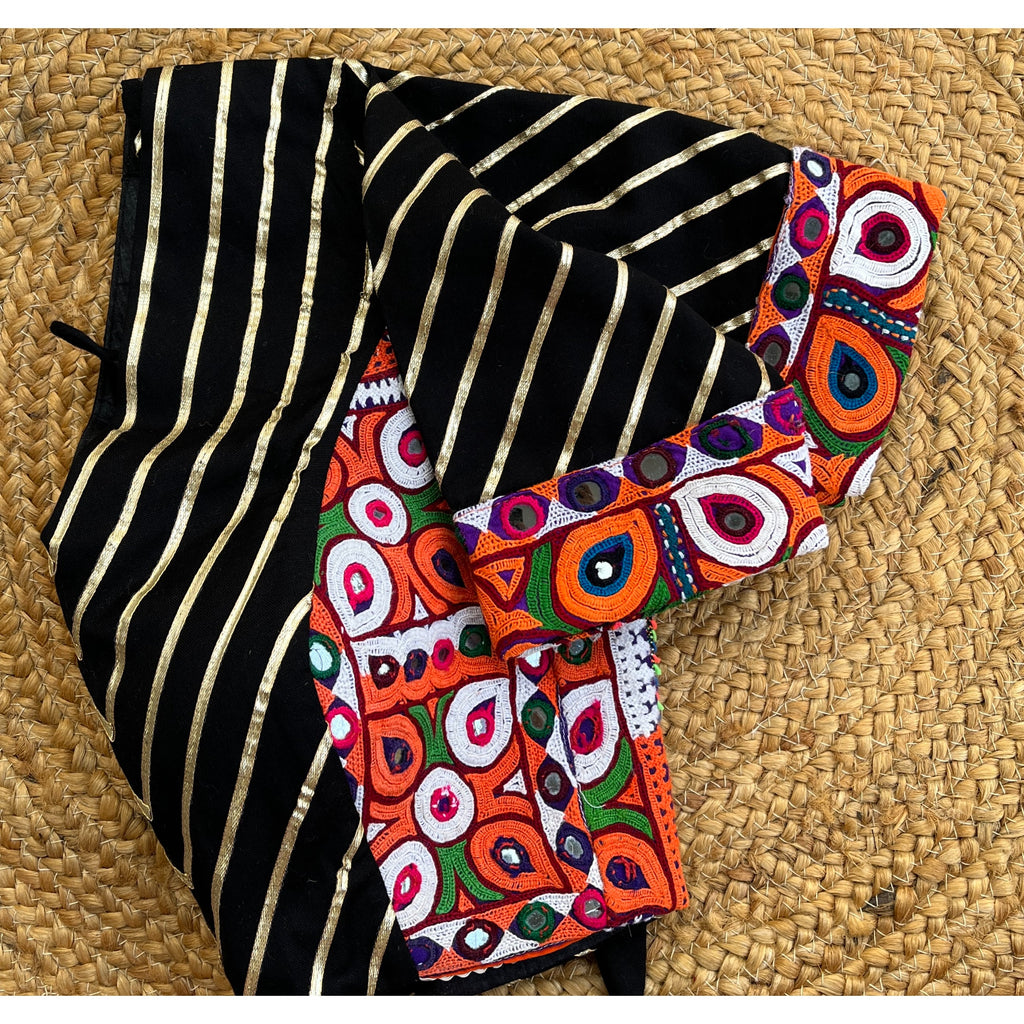 BLACK BANJARA BLOUSE HANDMADEAHOLIC BY MISHKA