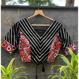 BLACK BANJARA BLOUSE HANDMADEAHOLIC BY MISHKA