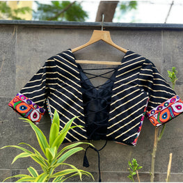 BLACK BANJARA BLOUSE HANDMADEAHOLIC BY MISHKA