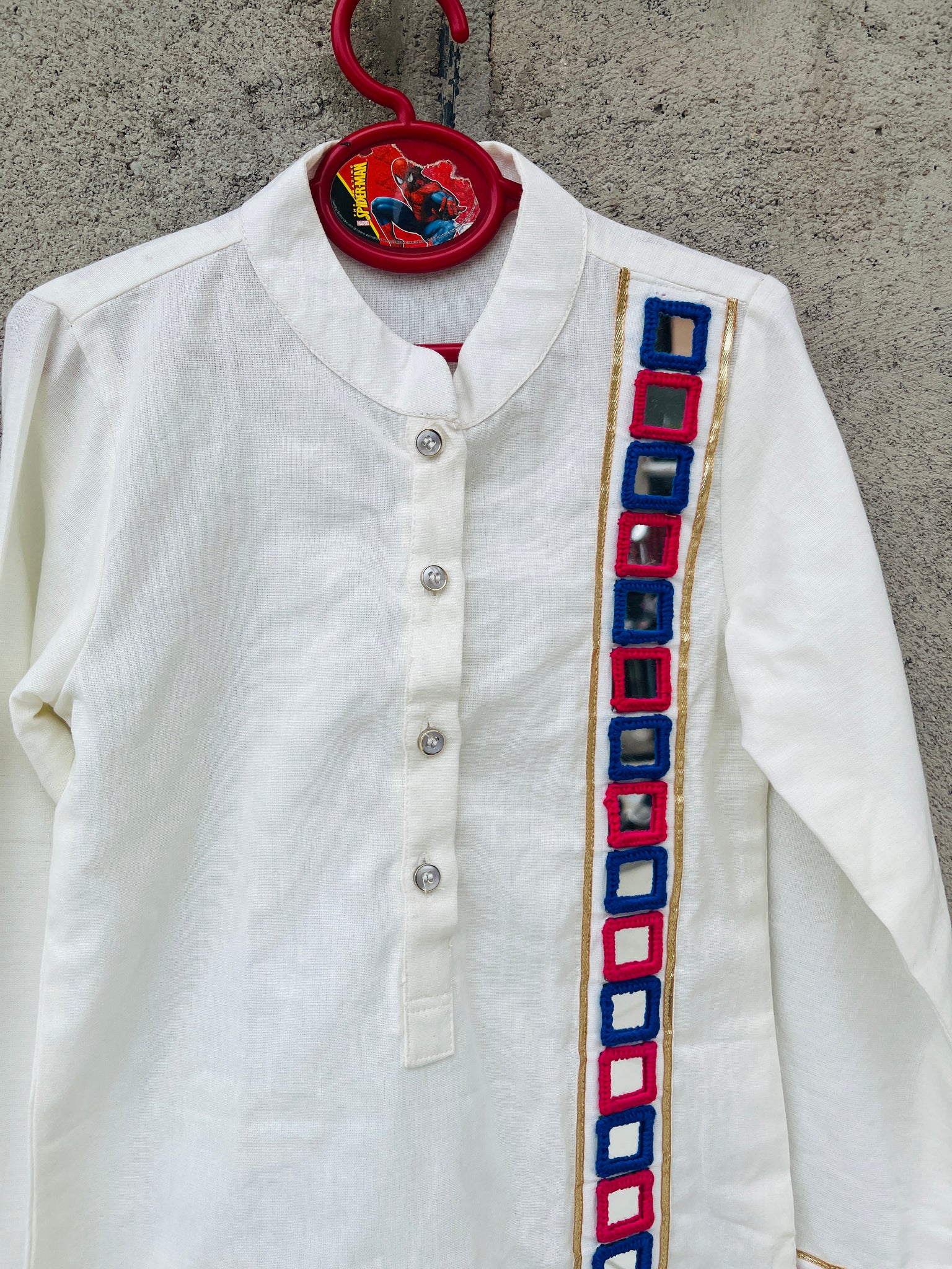 OFF WHITE BANJARA BOYS KURTA - handmadeaholicmishka