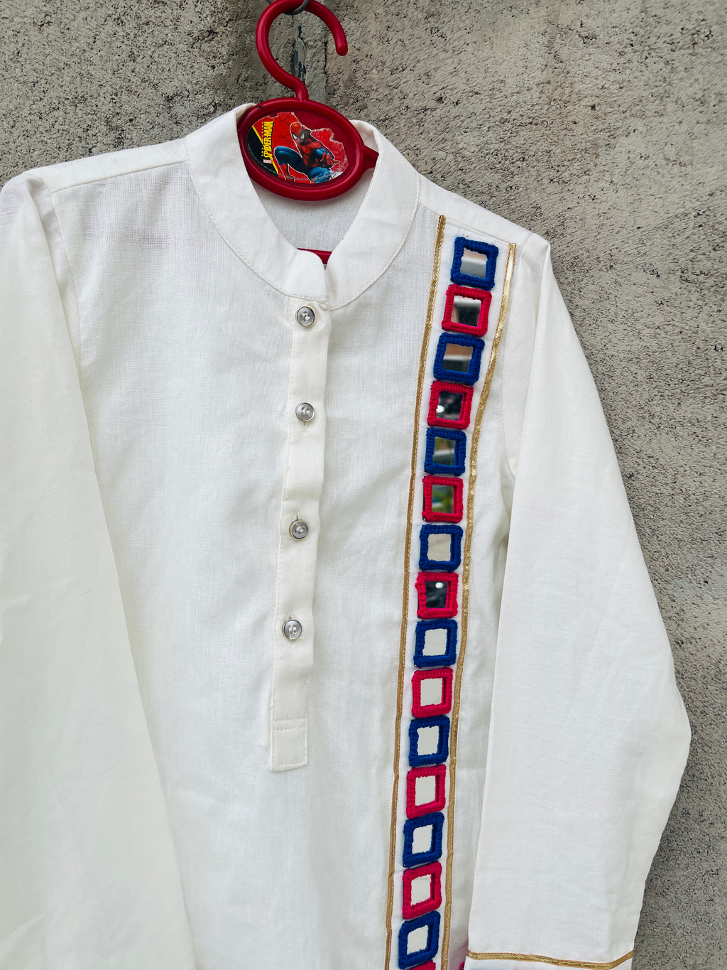 OFF WHITE BANJARA BOYS KURTA - handmadeaholicmishka