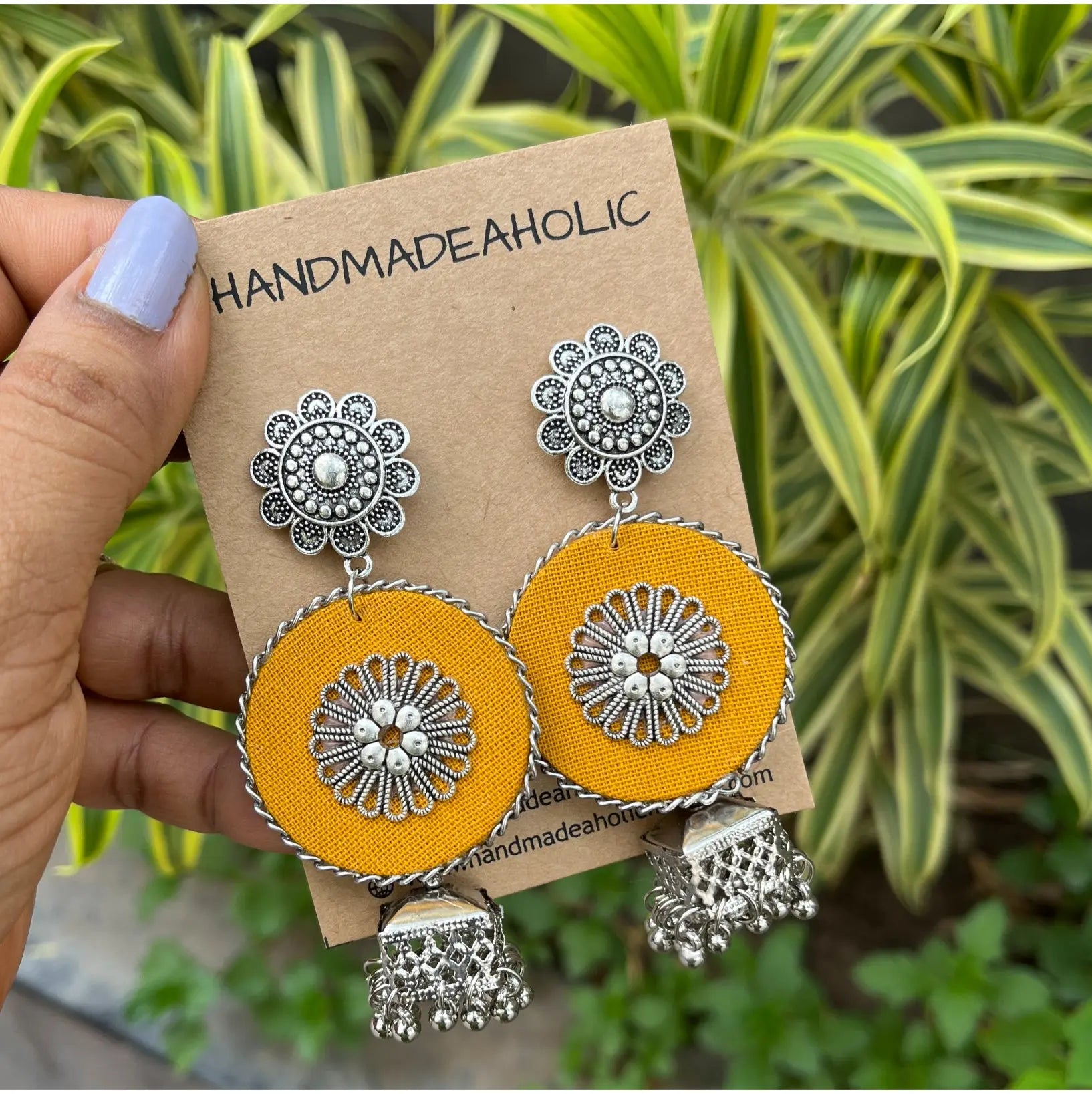 MUSTARD LONG JUMKHA HANDMADEAHOLIC BY MISHKA