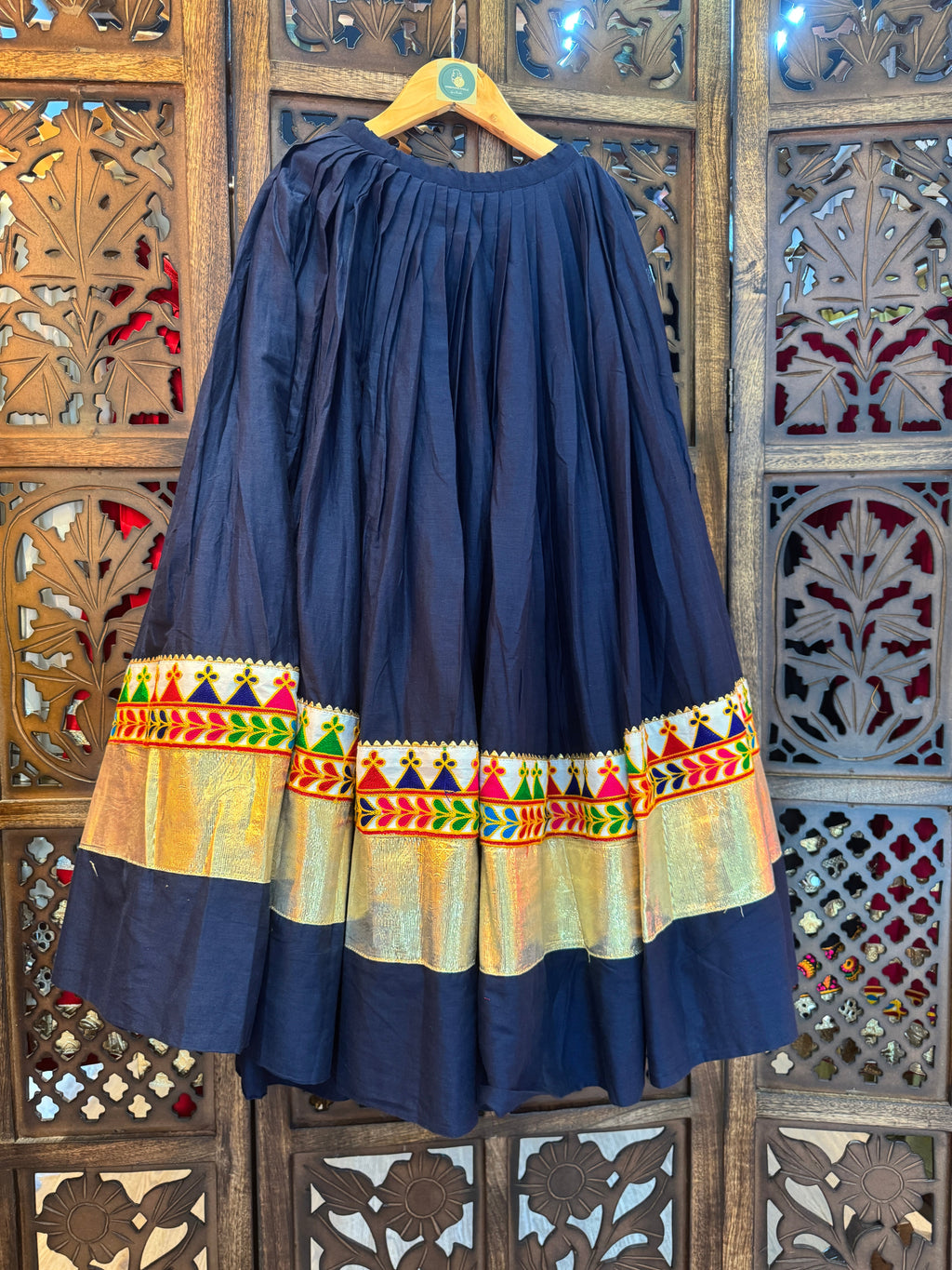 BLUE KIDS SKIRT HANDMADEAHOLIC BY MISHKA