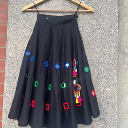 BLACK MIRROR KIDS SKIRT - handmadeaholicmishka