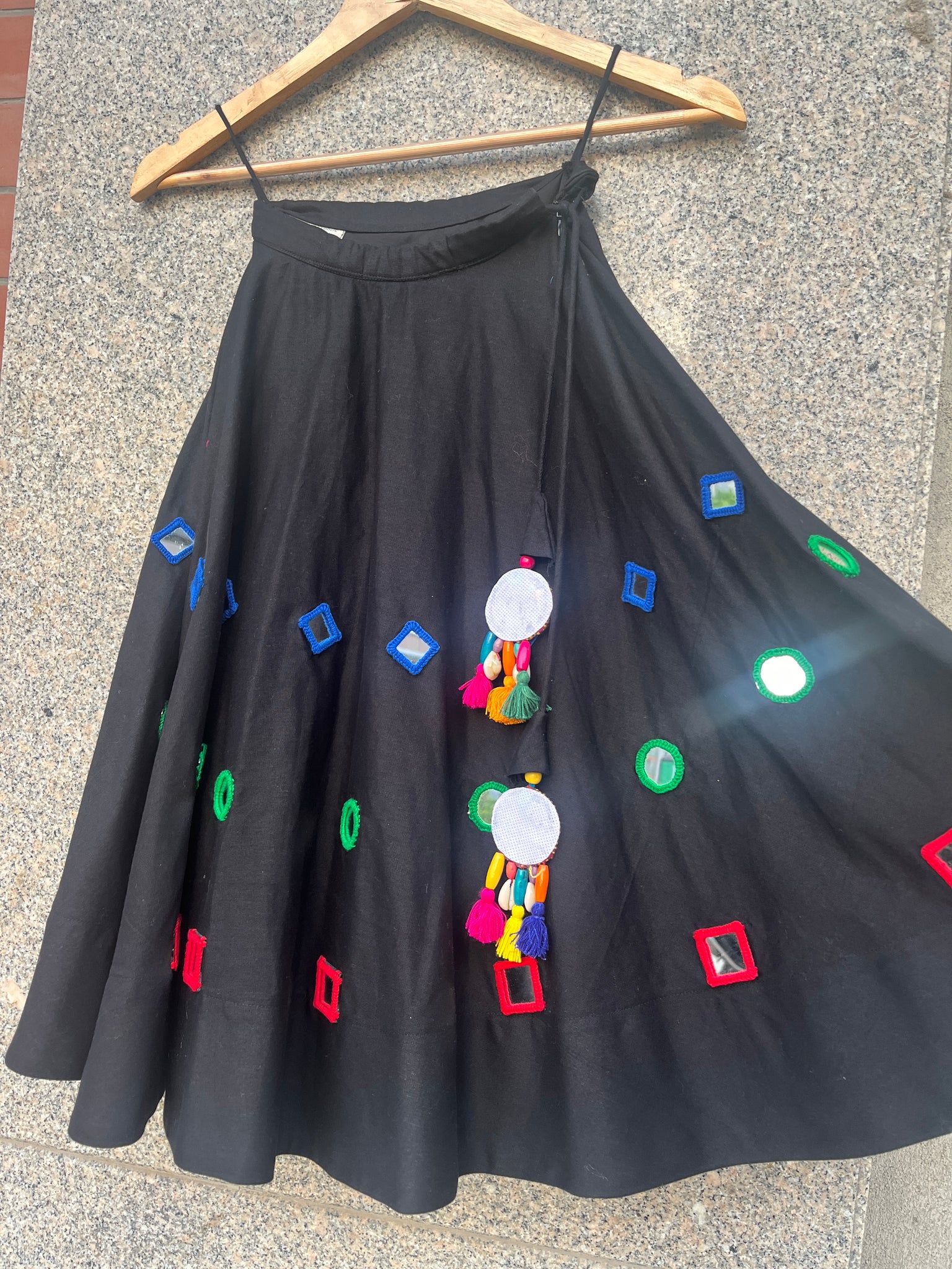 BLACK MIRROR KIDS SKIRT - handmadeaholicmishka