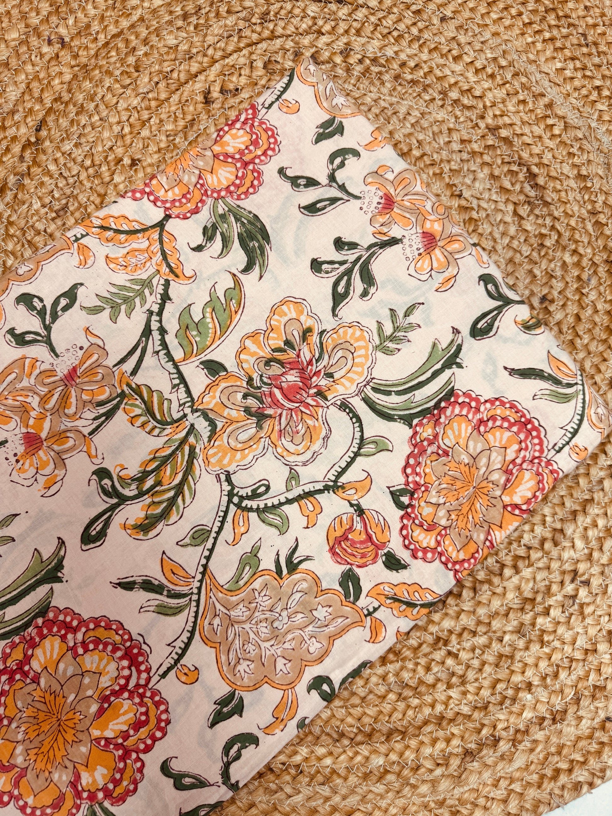 HANDBLOCK COTTON FABRIC HANDMADEAHOLIC BY MISHKA