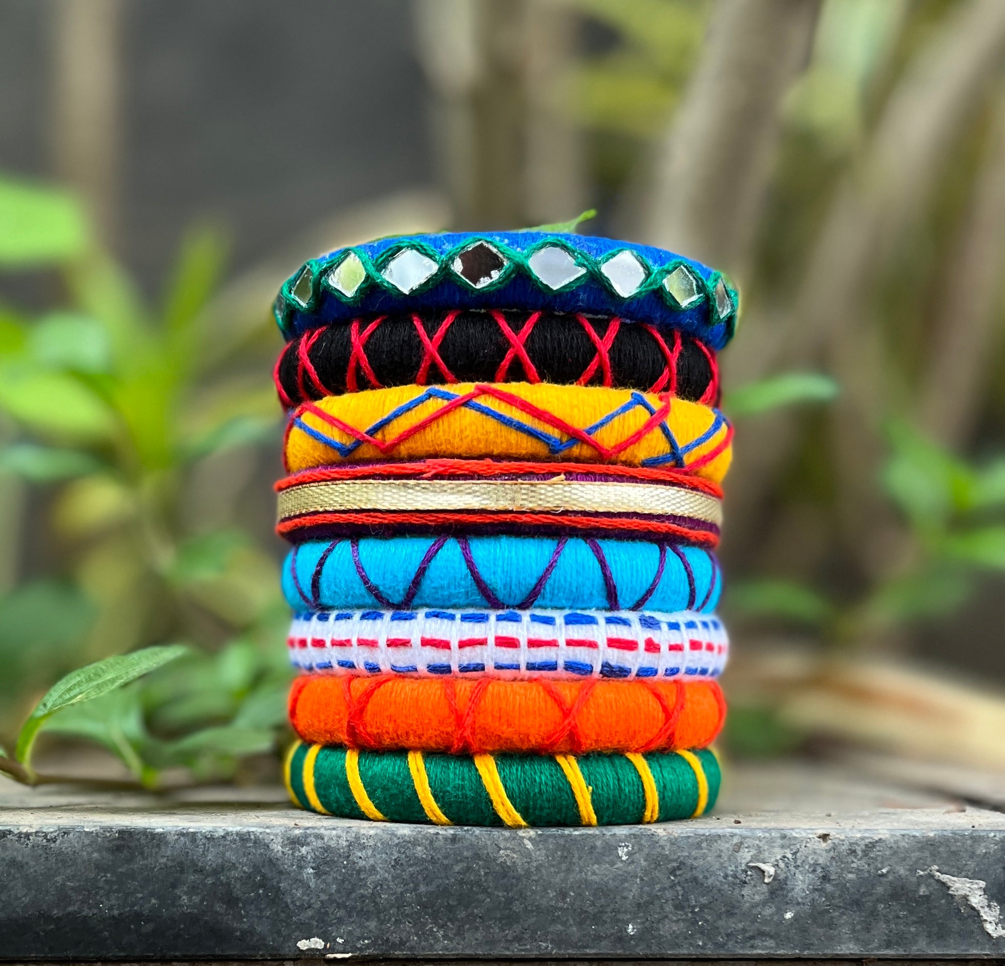 MULTI THREAD BANGLE HANDMADEAHOLIC BY MISHKA