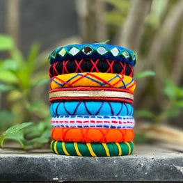 MULTI THREAD BANGLE HANDMADEAHOLIC BY MISHKA