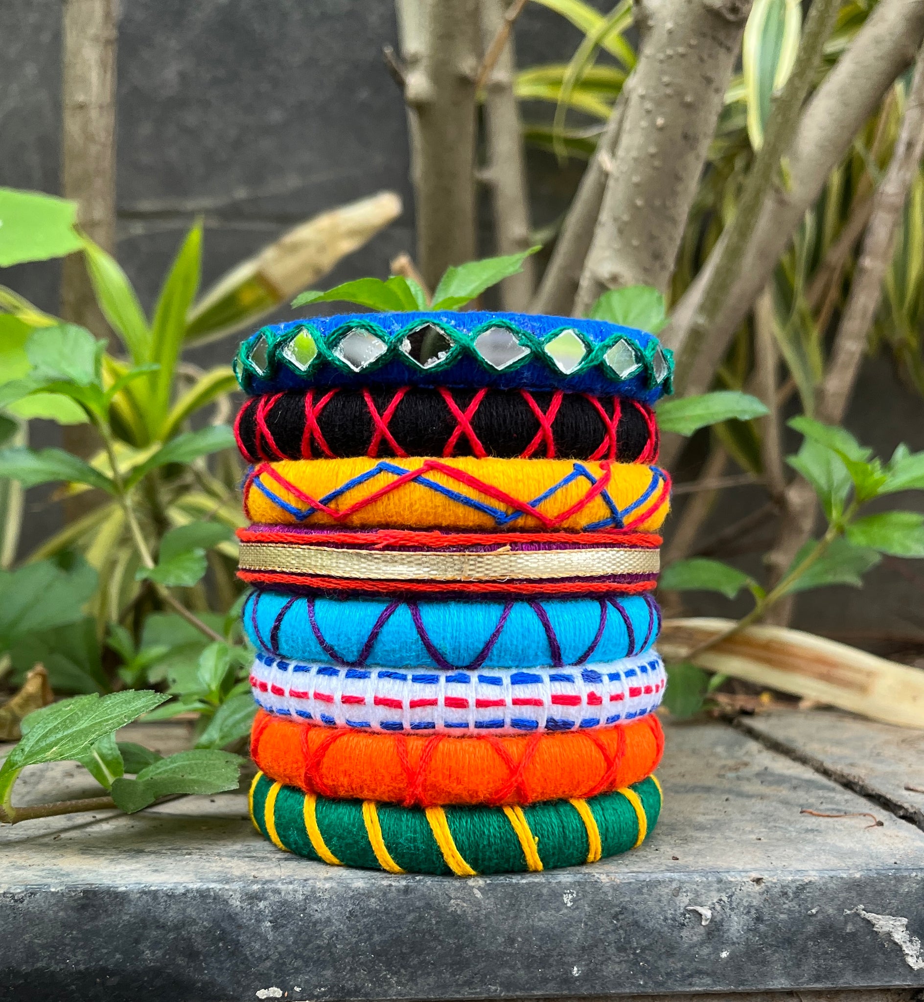 MULTI THREAD BANGLE HANDMADEAHOLIC BY MISHKA