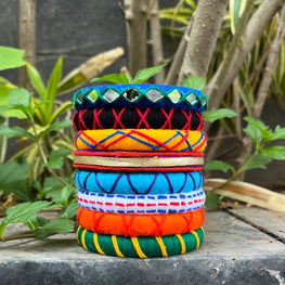 MULTI THREAD BANGLE HANDMADEAHOLIC BY MISHKA